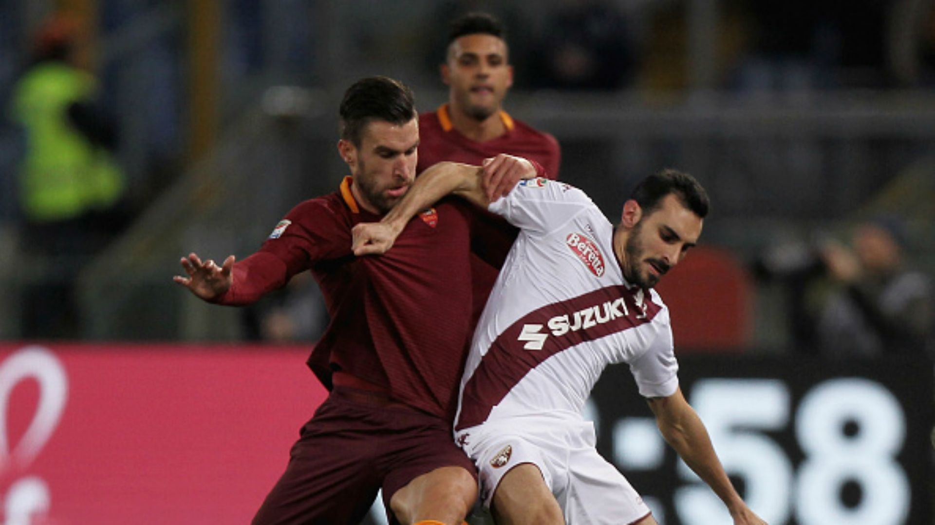 Kevin Strootman Davide Zappacosta Roma Torino Serie A