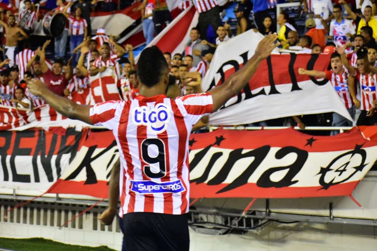 Miguel Ángel Borja gol Junior vs Equidad 2020-I