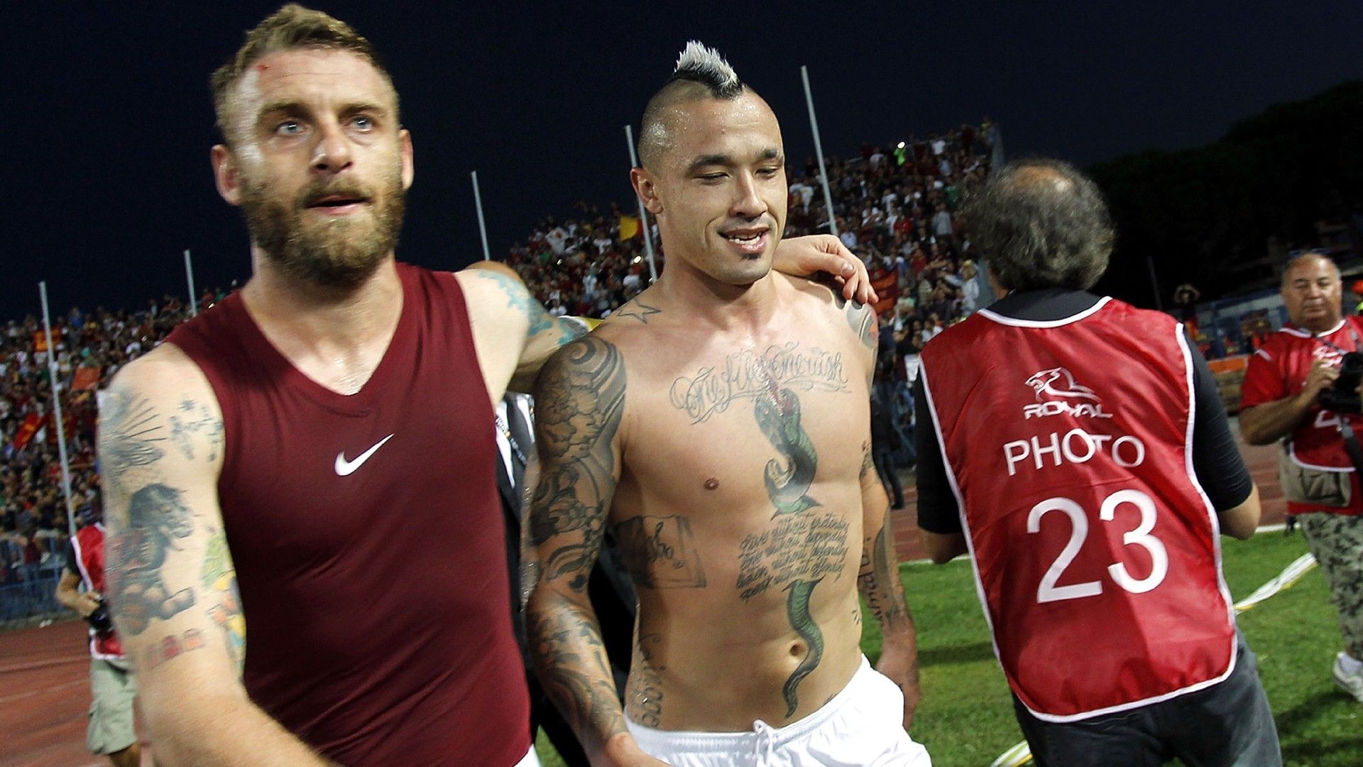 De Rossi Nainggolan Roma