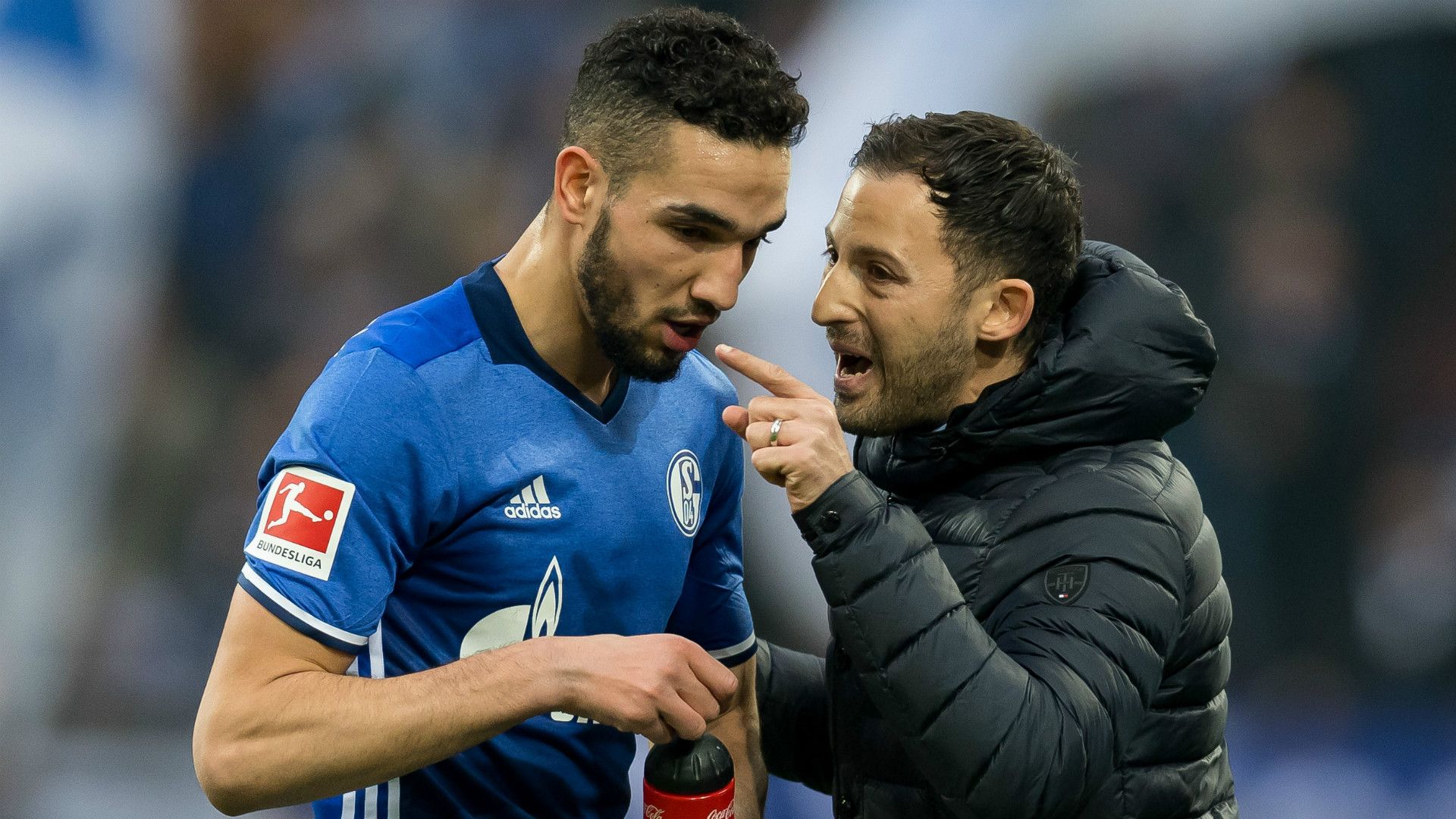 Nabil Bentaleb Domenico Tedesco Schalke 04