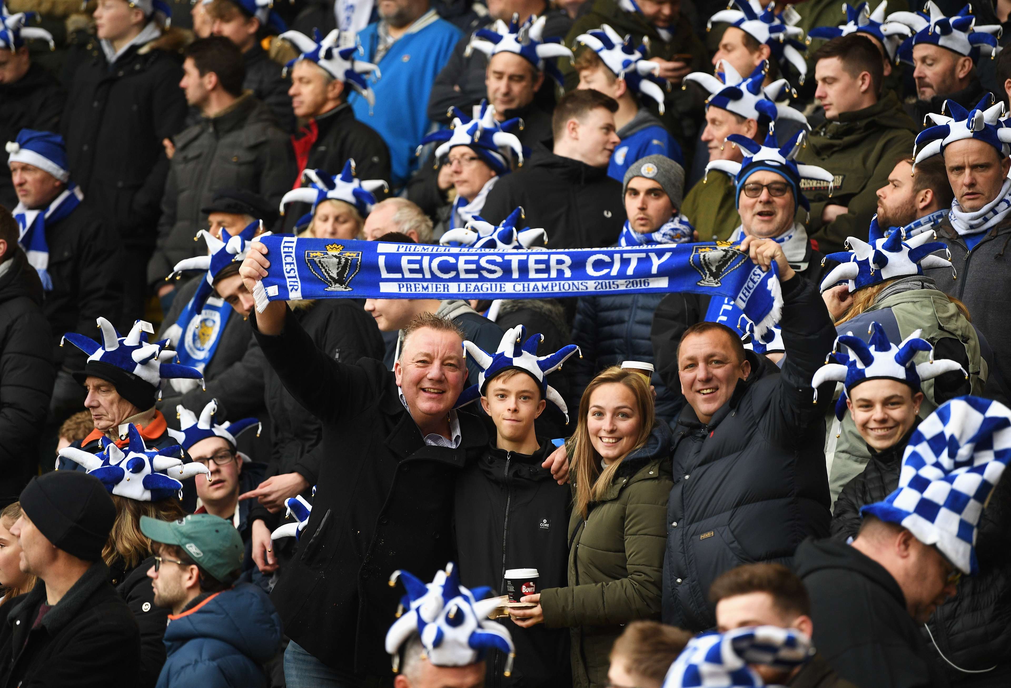 Leicester City fans