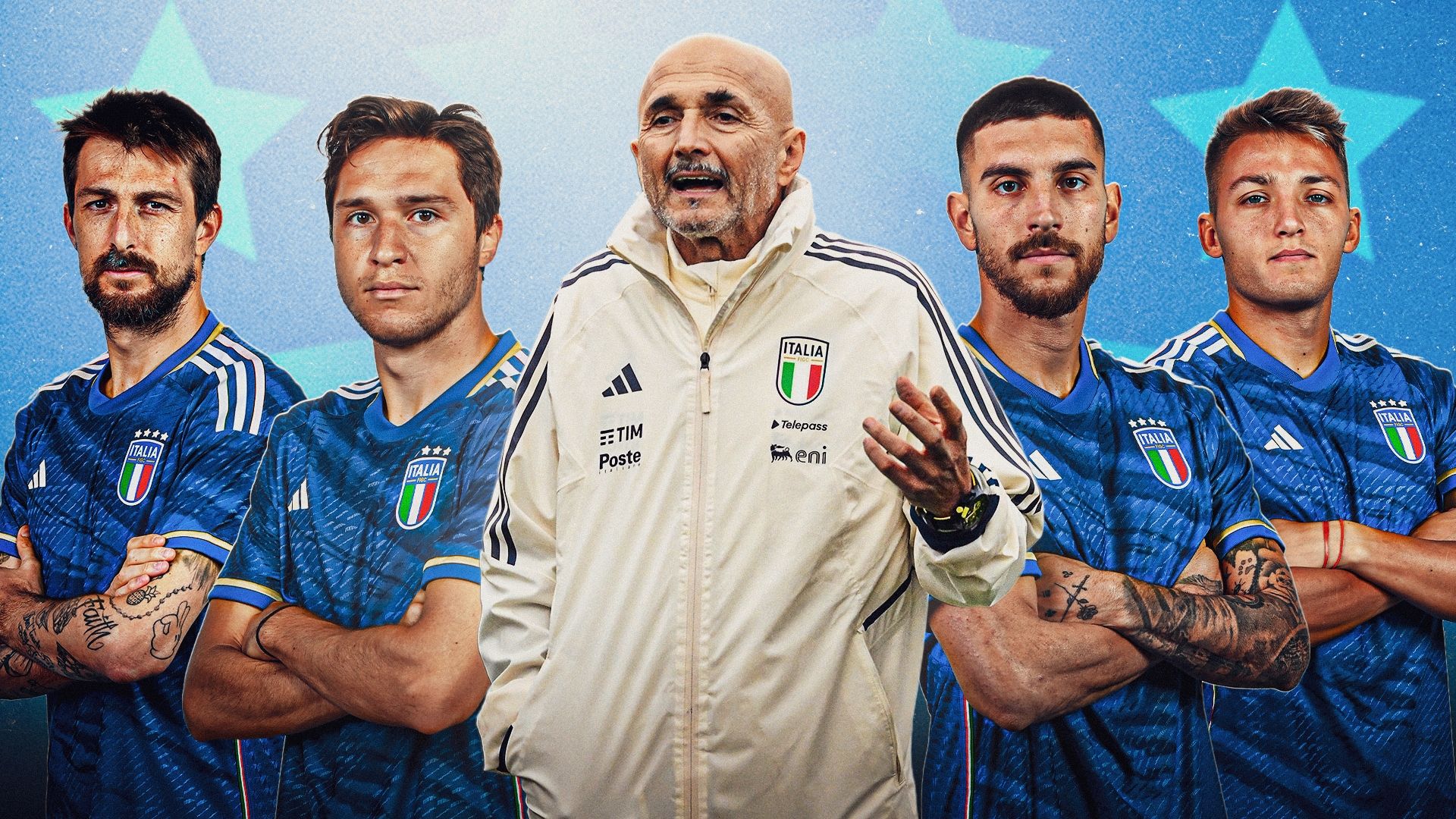 100 giorni agli Europei Italia GFX