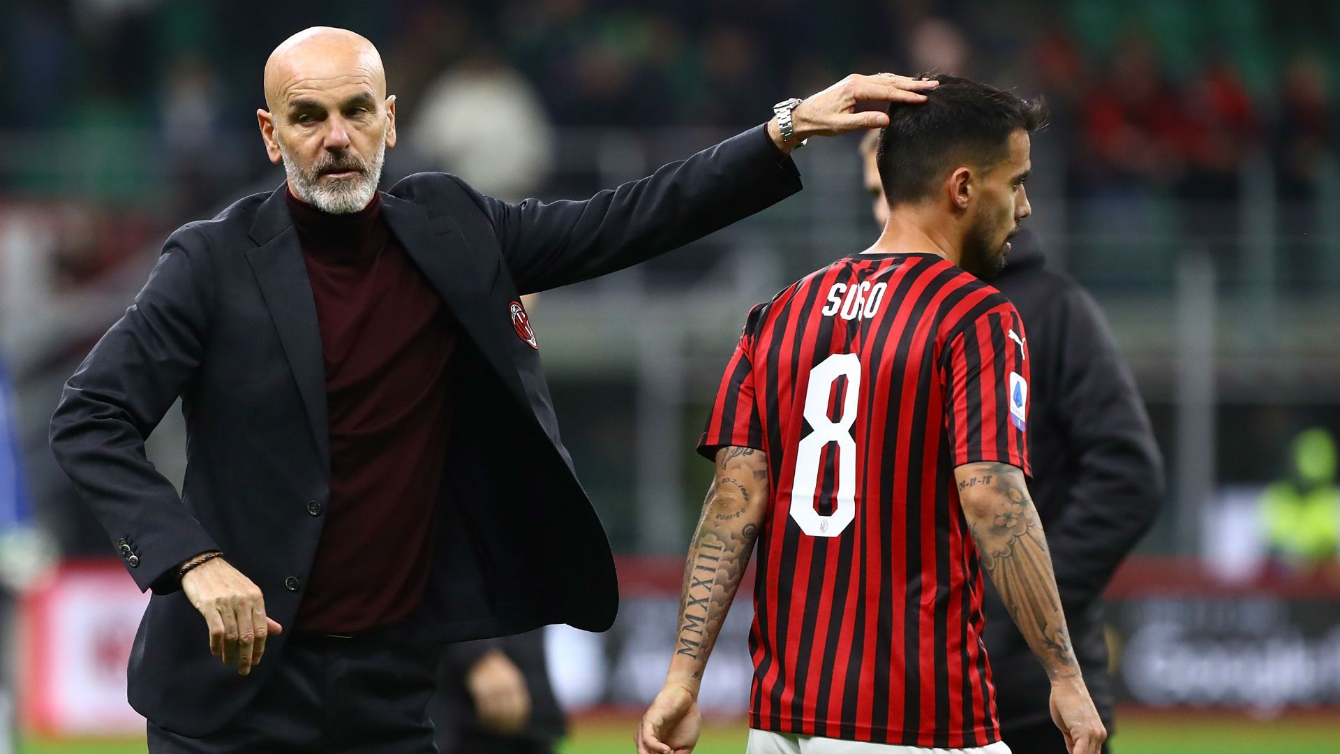 Stefano Pioli Suso Milan SPAL