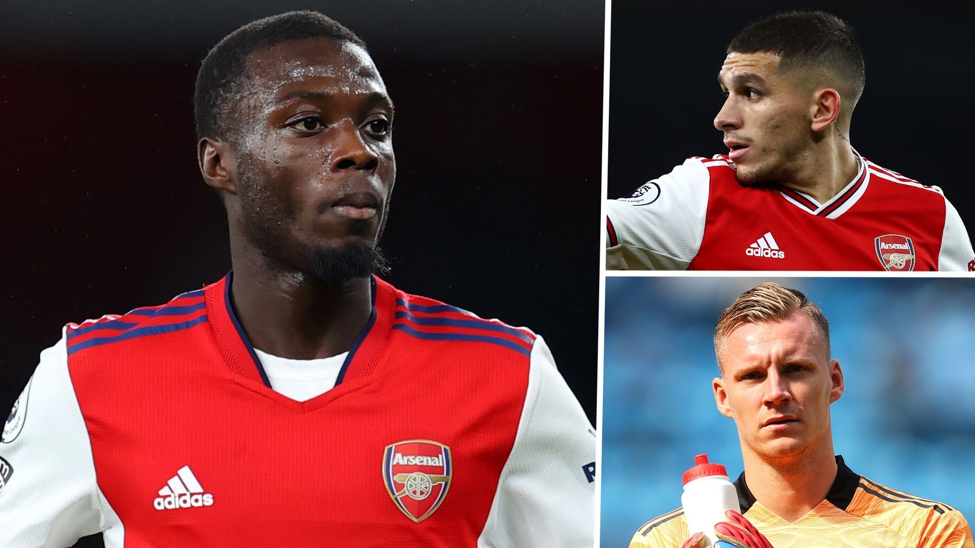 Nicolas Pepe Lucas Torreira Bernd Leno Arsenal GFX