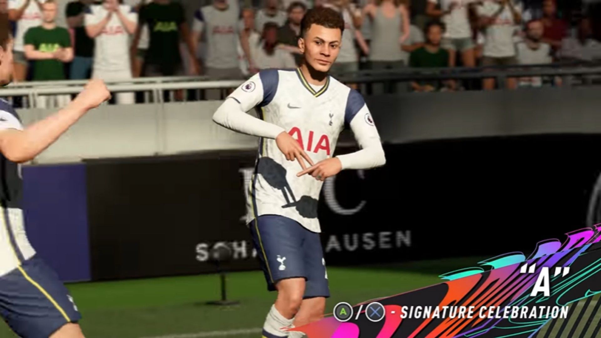 La A nuevo festejo FIFA 21