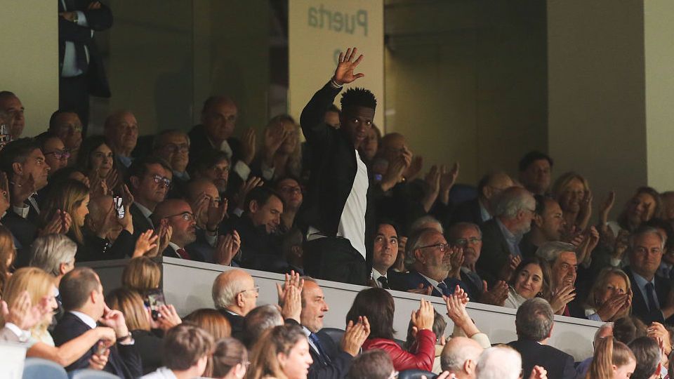 Vinicius Palco Real Madrid