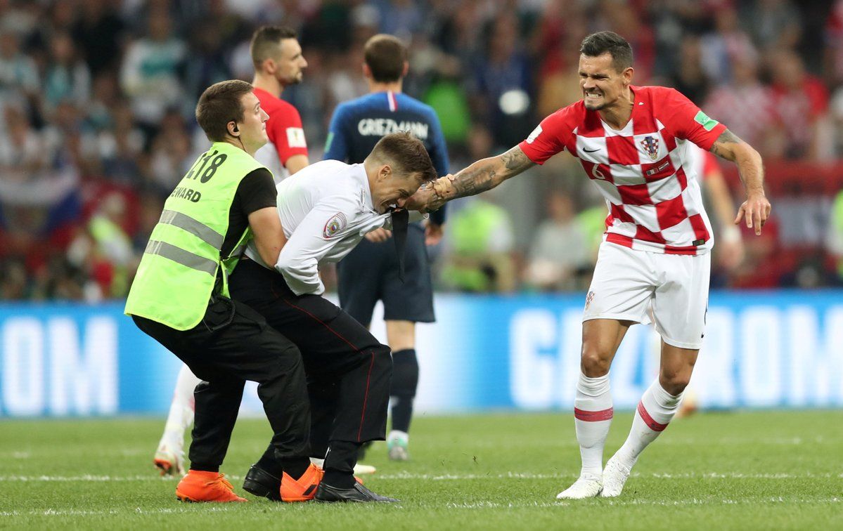 World Cup final France vs Croatia invader Pussy Riot