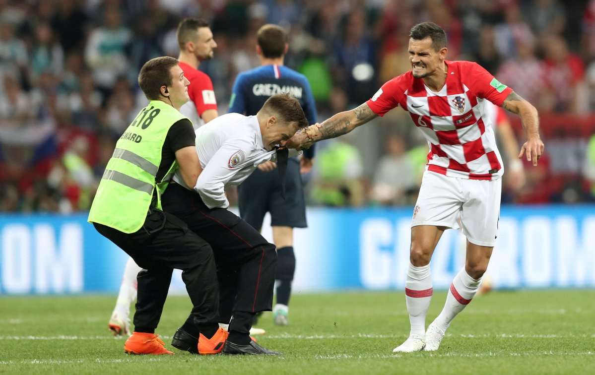 World Cup final France vs Croatia invader Pussy Riot