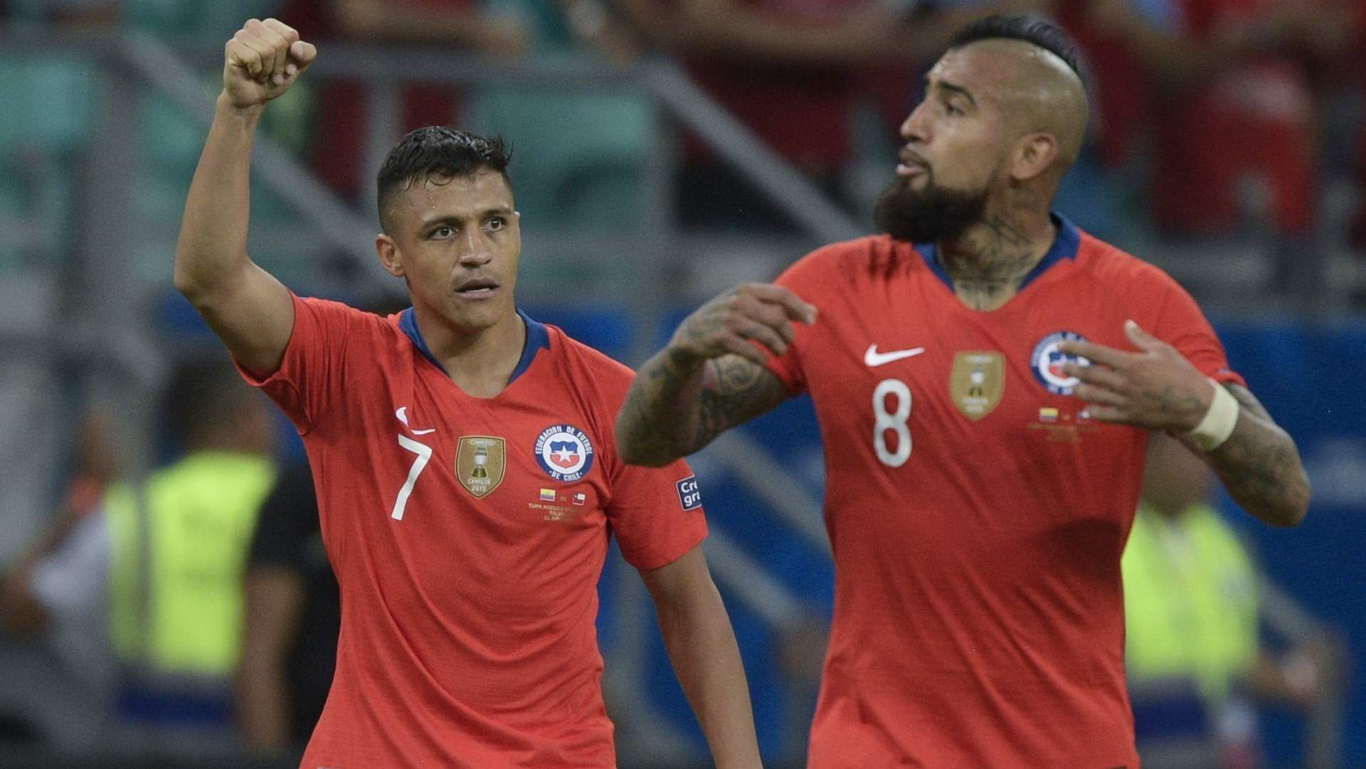 Alexis Sanchez Arturo Vidal Chile 2019-06-21