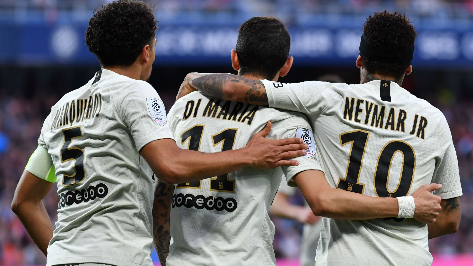MHSC PSG Neymar Marquinhos Di Maria Ligue 1 30042019