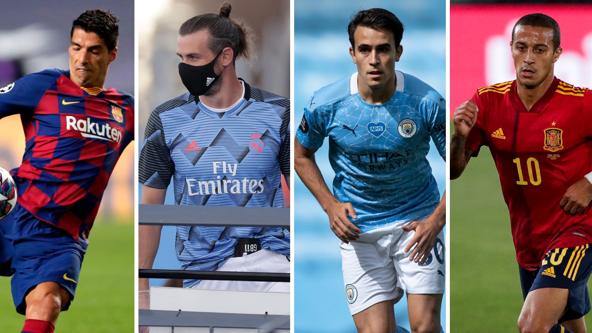 Suárez, Bale, Eric García, Thiago