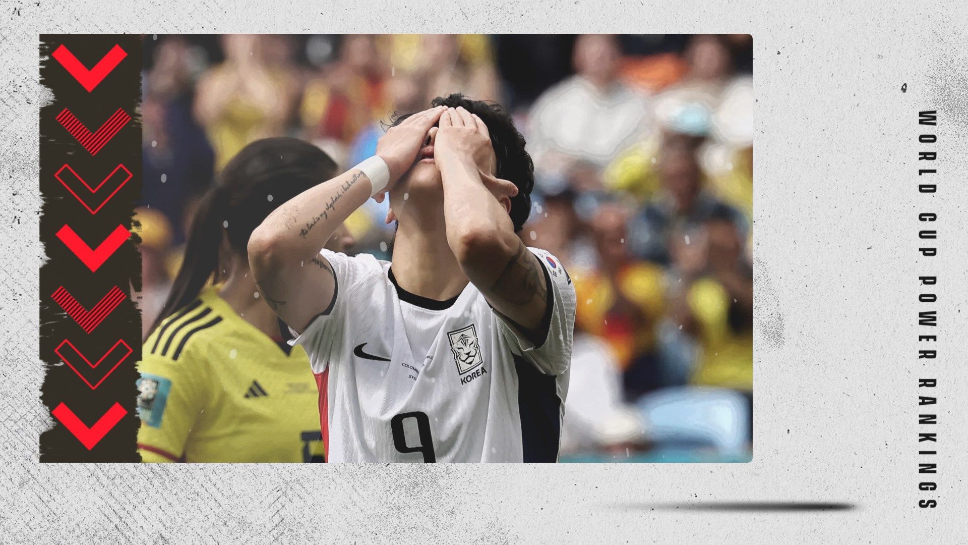 South Korea World Cup power rankings down