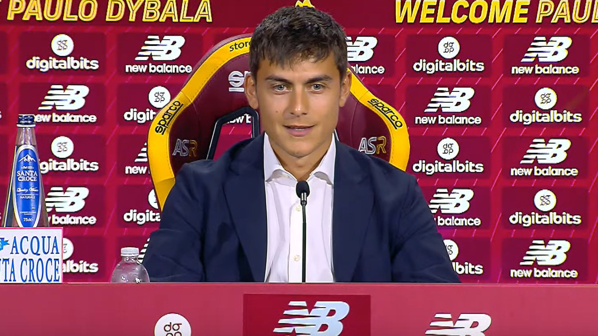 Dybala unveiled Roma