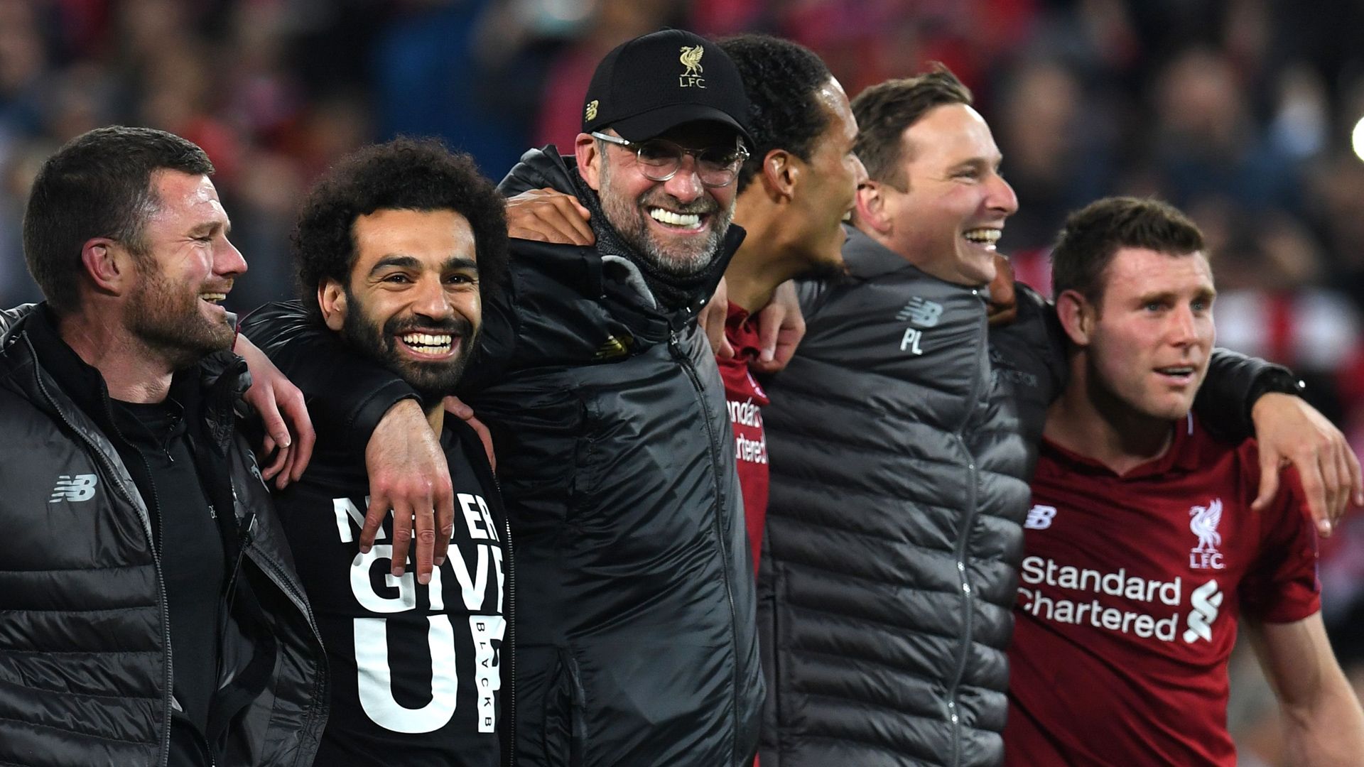 Klopp Salah Liverpool Bacelona