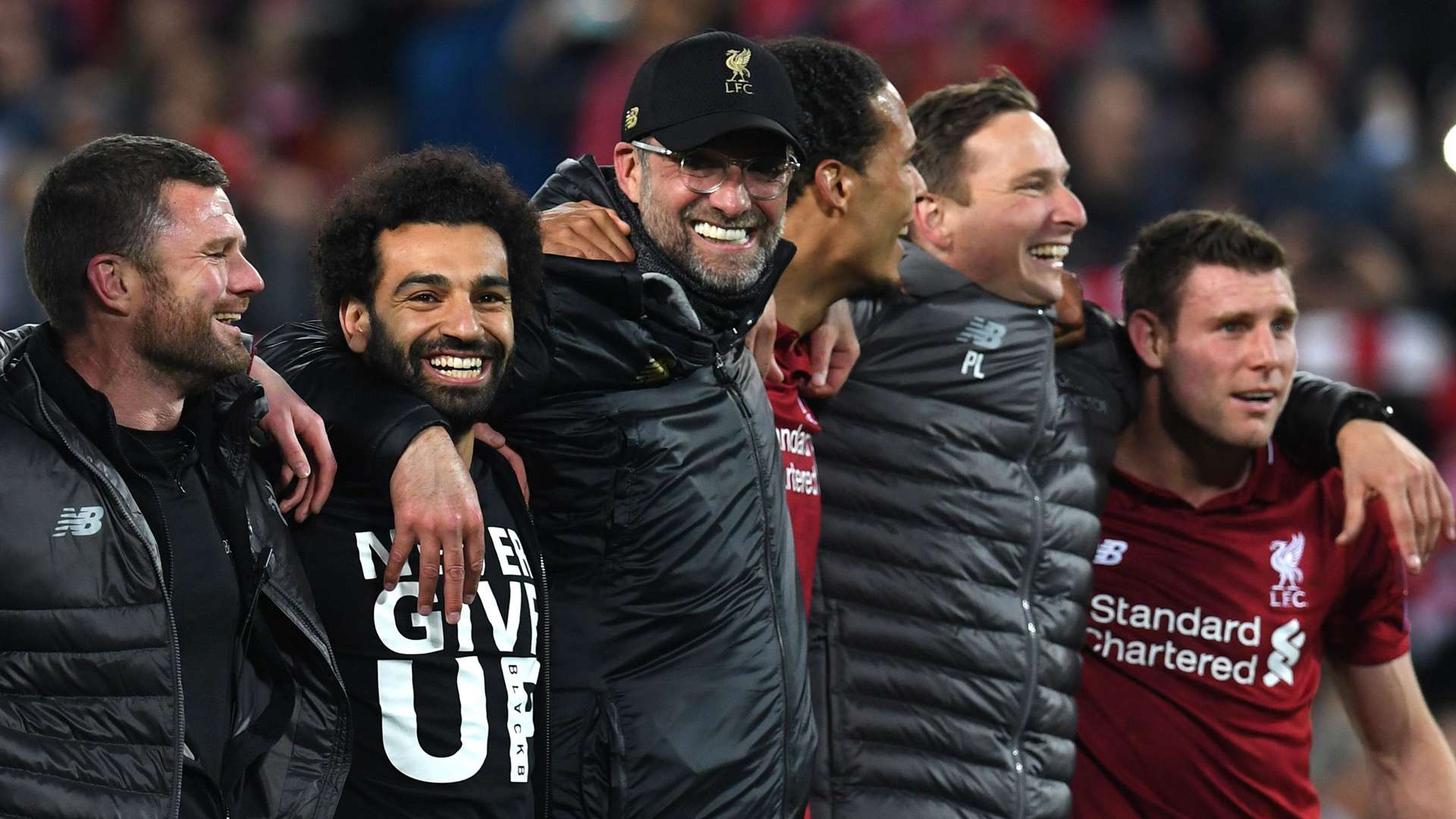 Klopp Salah Liverpool Bacelona