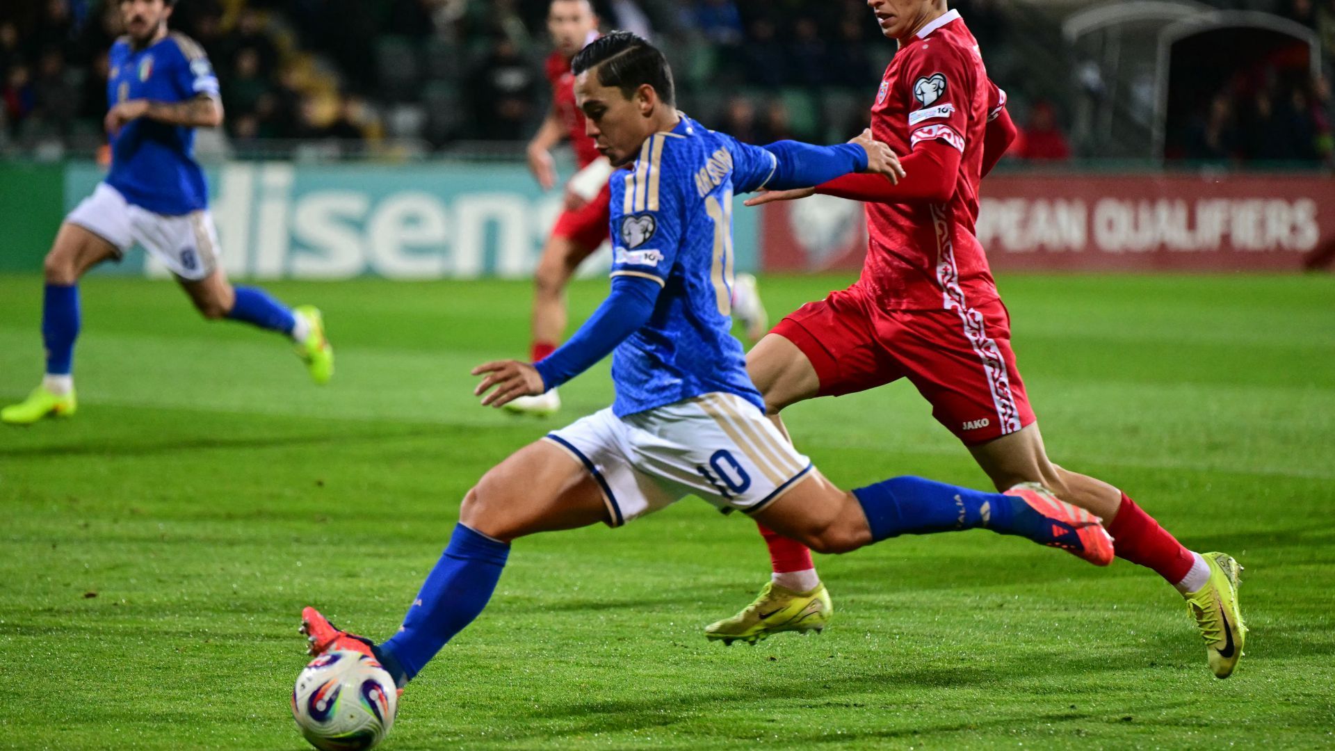 Giacomo Raspadori Moldova Italy World Cup Qualifier