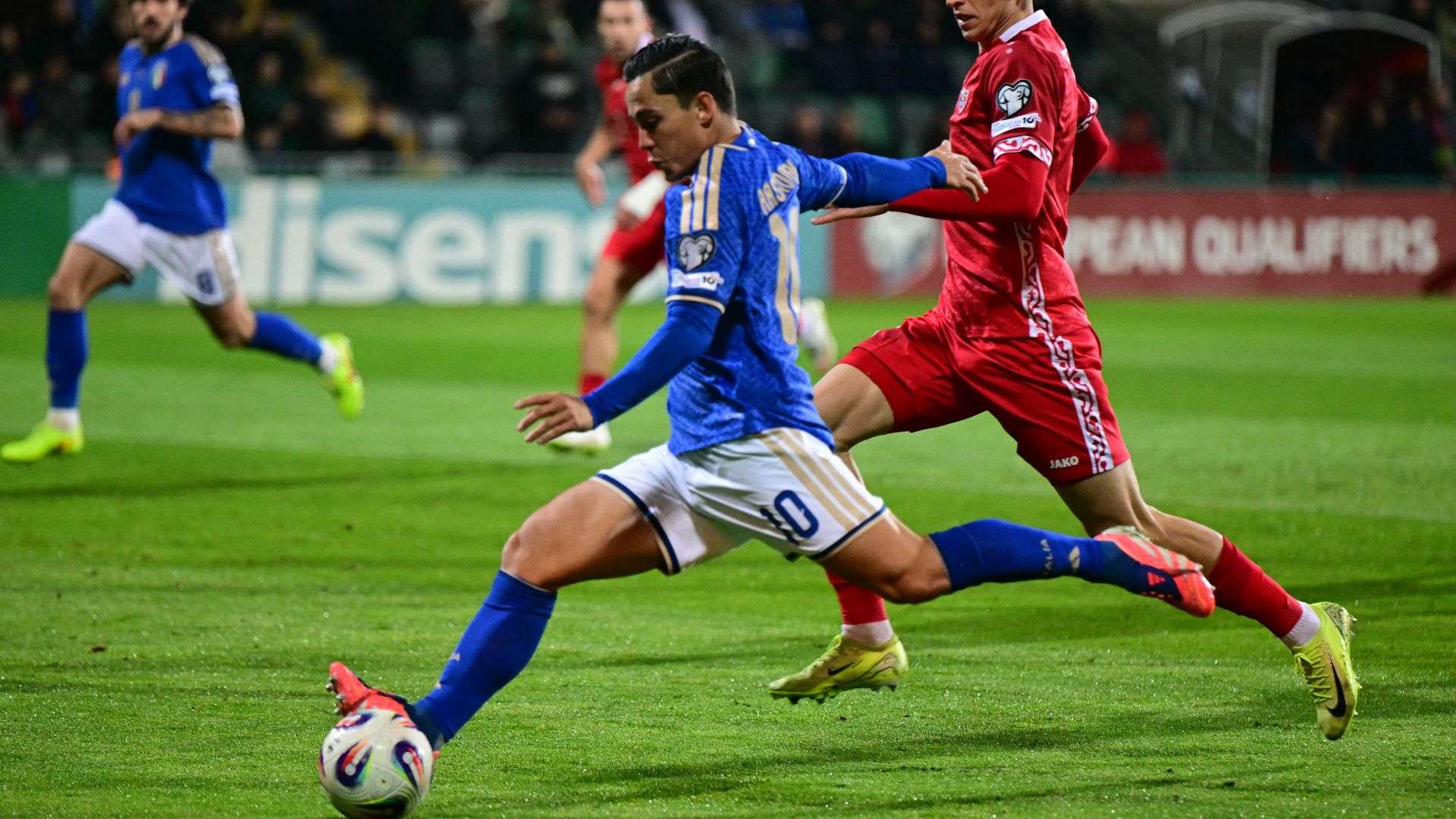 Giacomo Raspadori Moldova Italy World Cup Qualifier