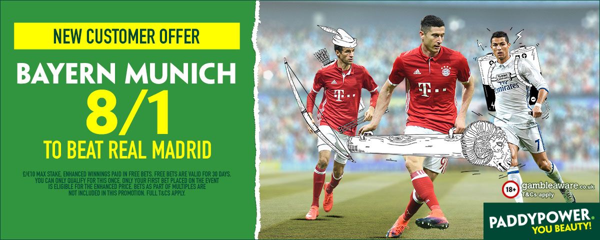 GFX Real Madrid Bayern Munich enhanced betting