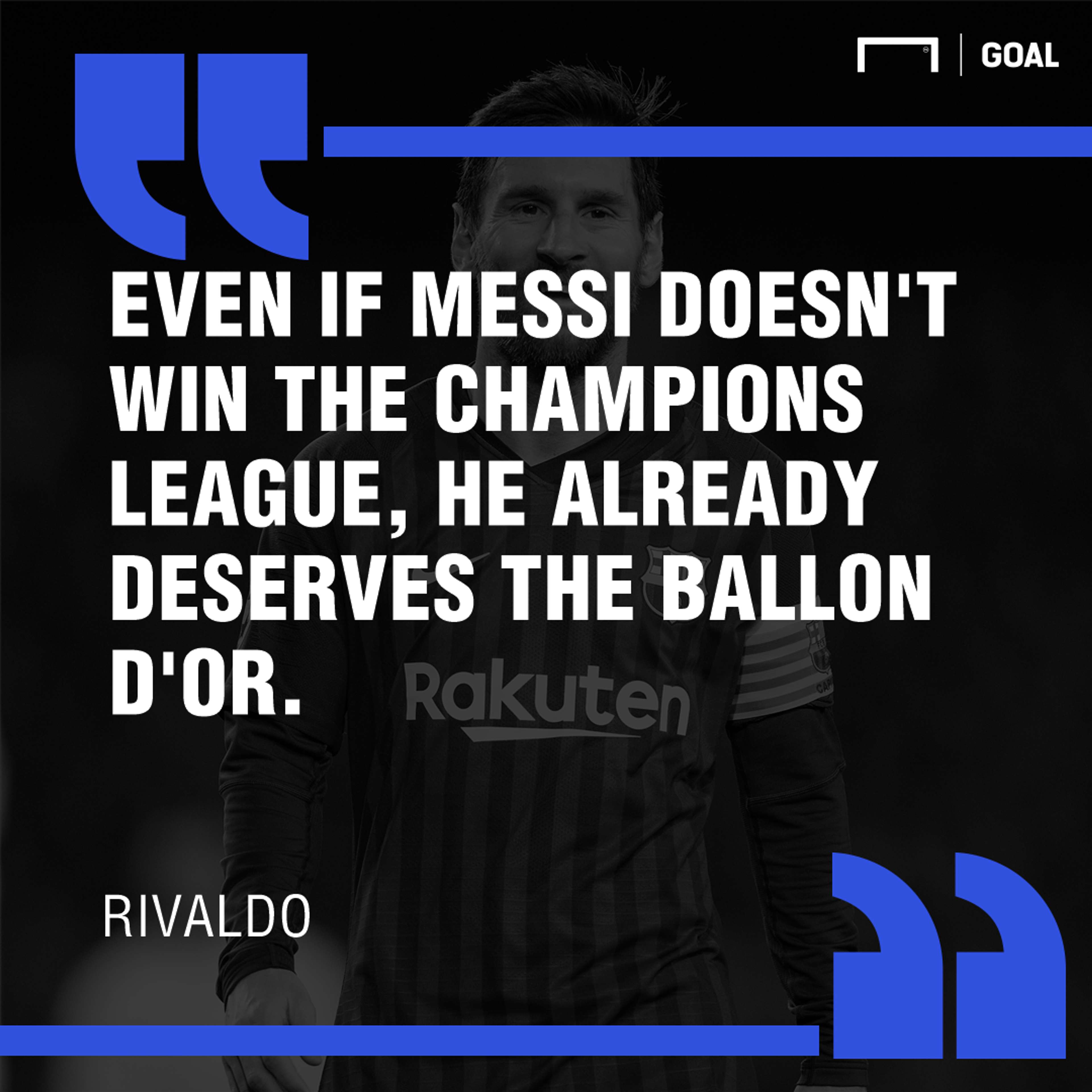 Rivaldo/Messi PS quote