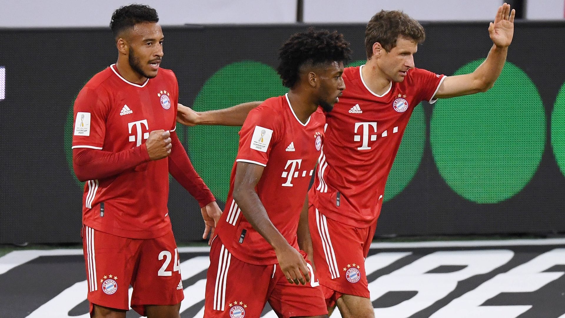 ONLY GERMANY Kingsley Coman Corentin Tolisso Thomas Muller Bayern Munchen Borussia Dortmund Supercup 30092020