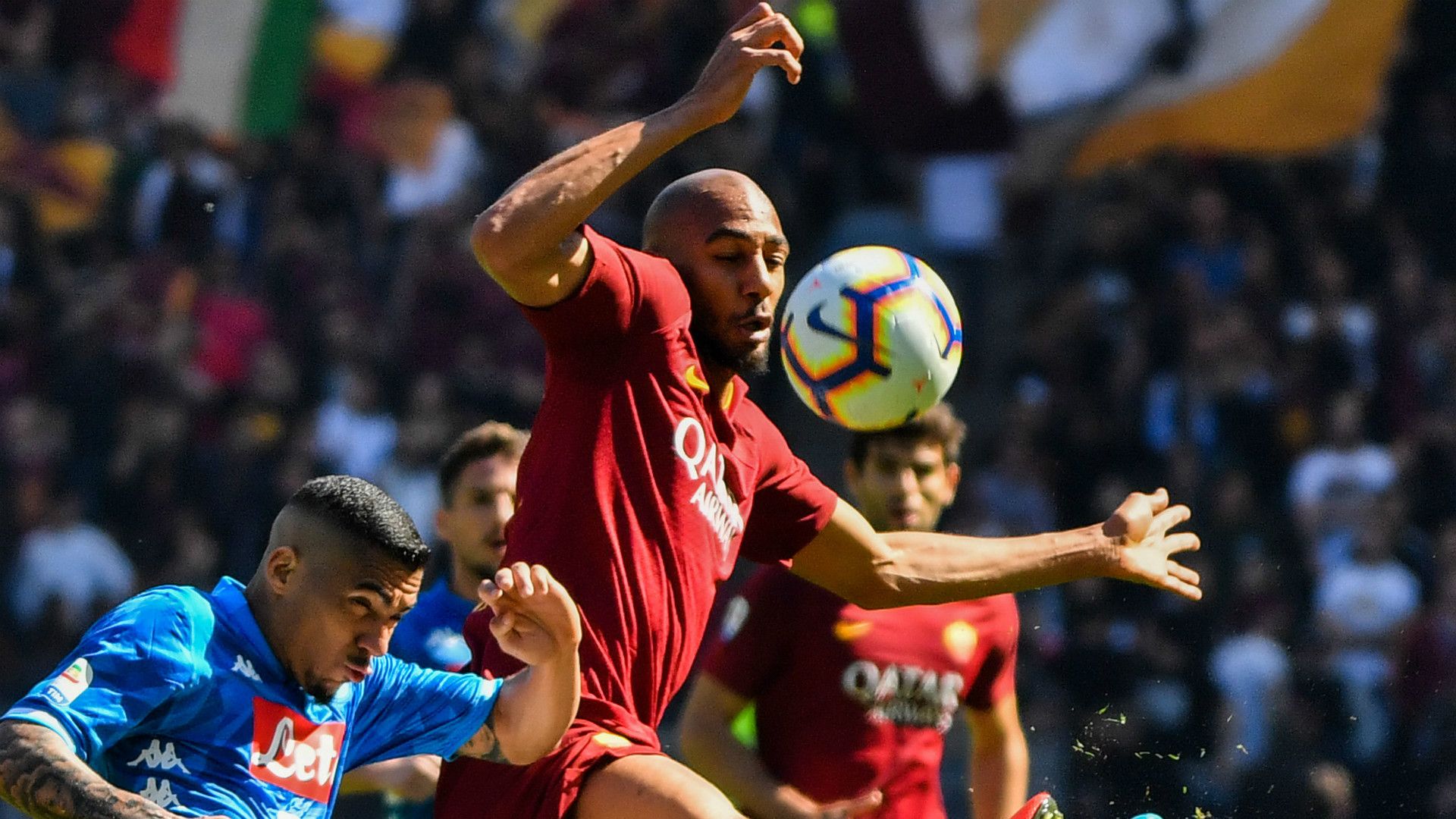 Roma Napoli Allan Nzonzi