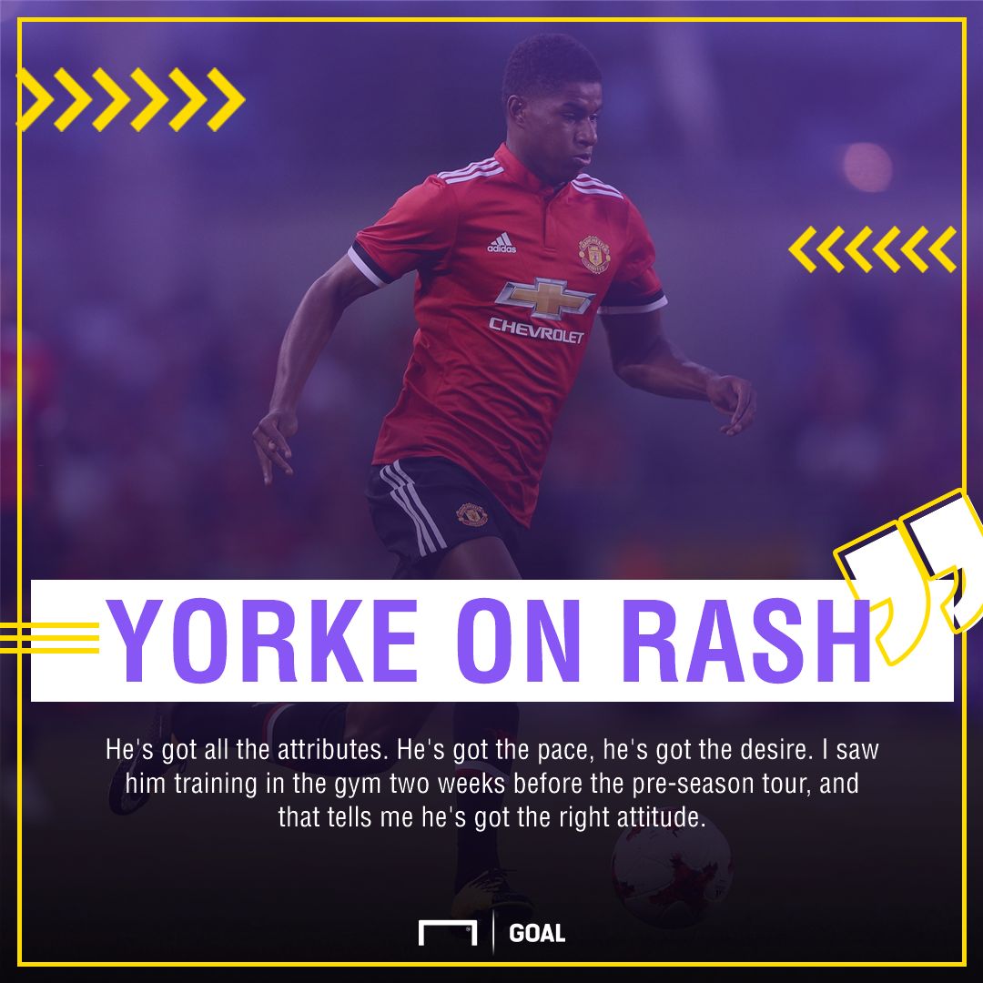 Marcus Rashford Manchester United Dwight Yorke quote