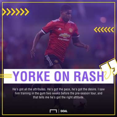 Marcus Rashford Manchester United Dwight Yorke quote
