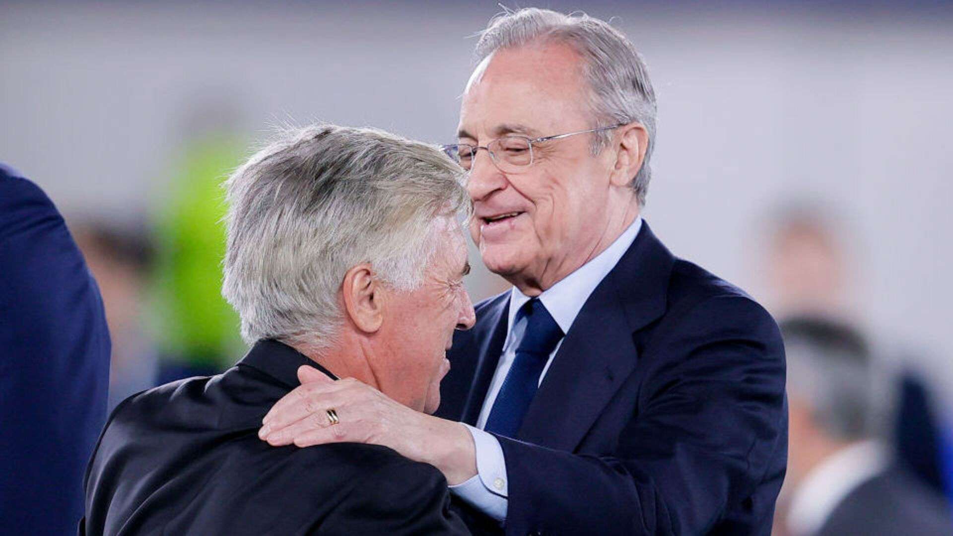 Florentino Pérez y Carlo Ancelotti