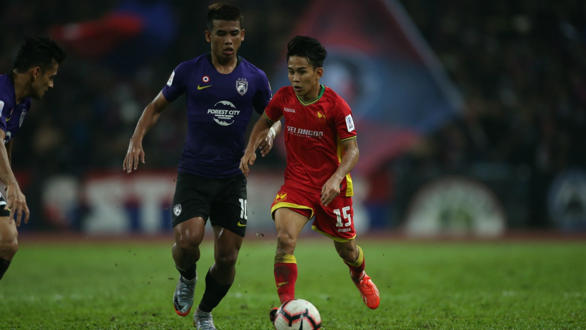 Faiz Nasir, Safawi Rasid, Selangor v Johor Darul Ta'zim, Super League, 1 Mar 2019