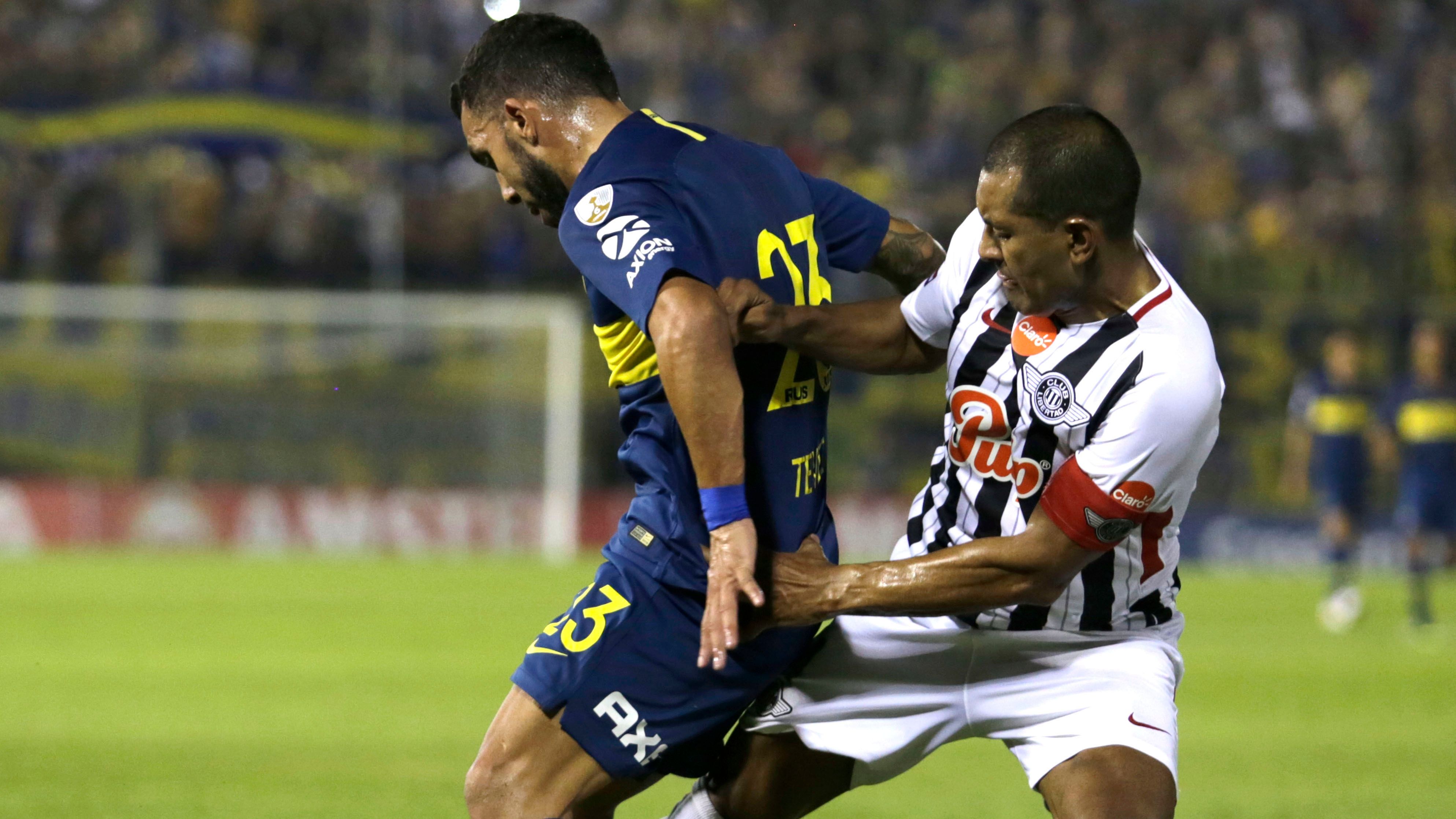 AFP Libertad Boca Juniors Copa CONMEBOL Libertadores 30082018 Carlos Tevez Paulo Da Silva
