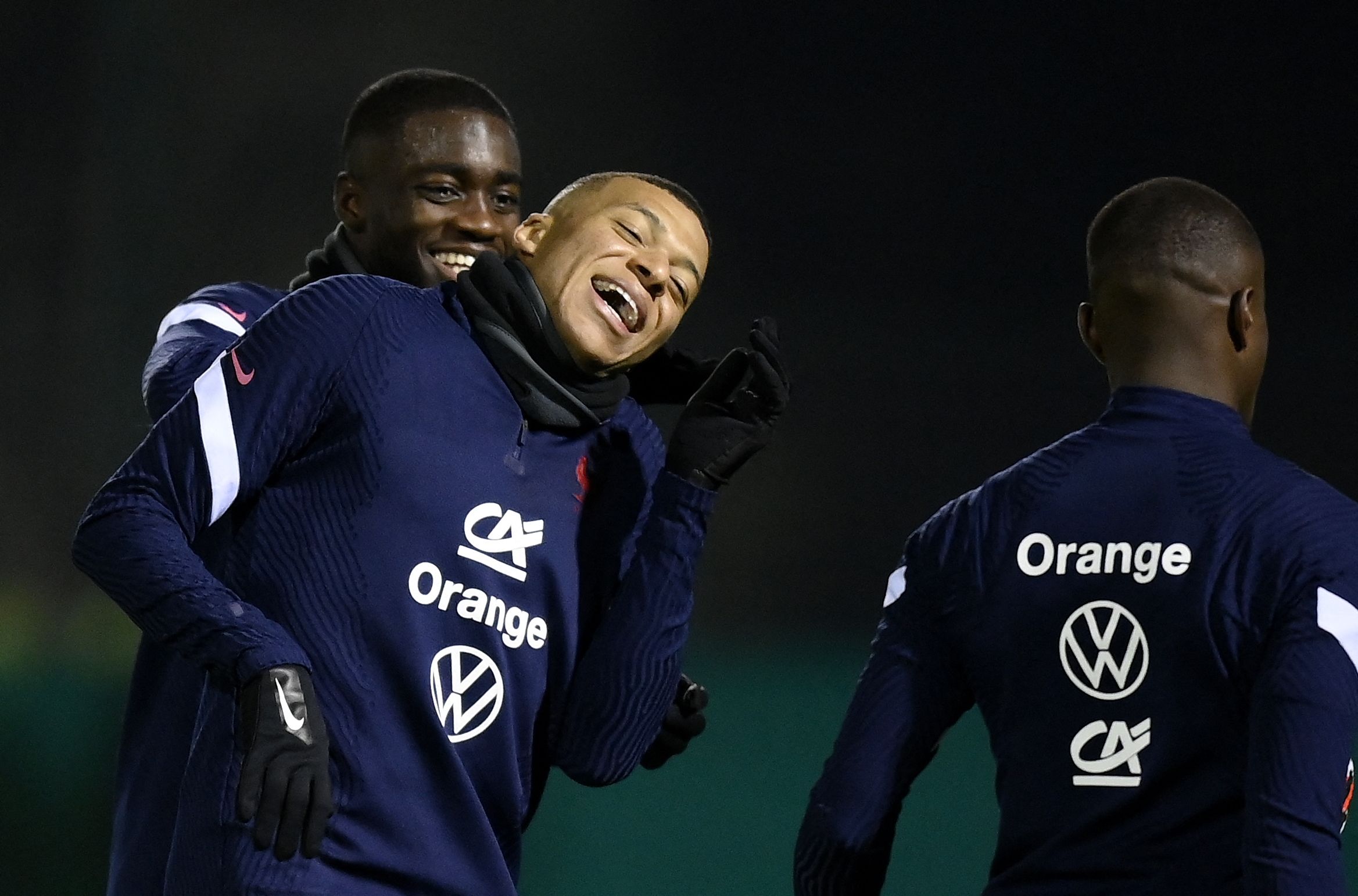 Kylian Mbappe Frankreich Training