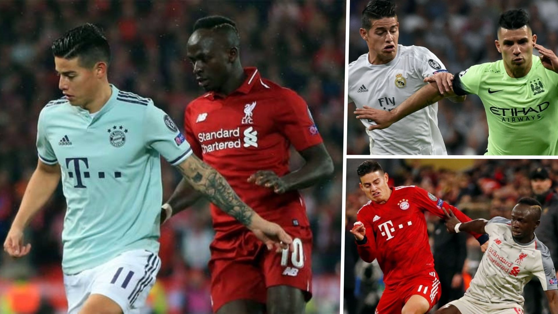 James Rodríguez Real Madrid Liverpool Manchester City