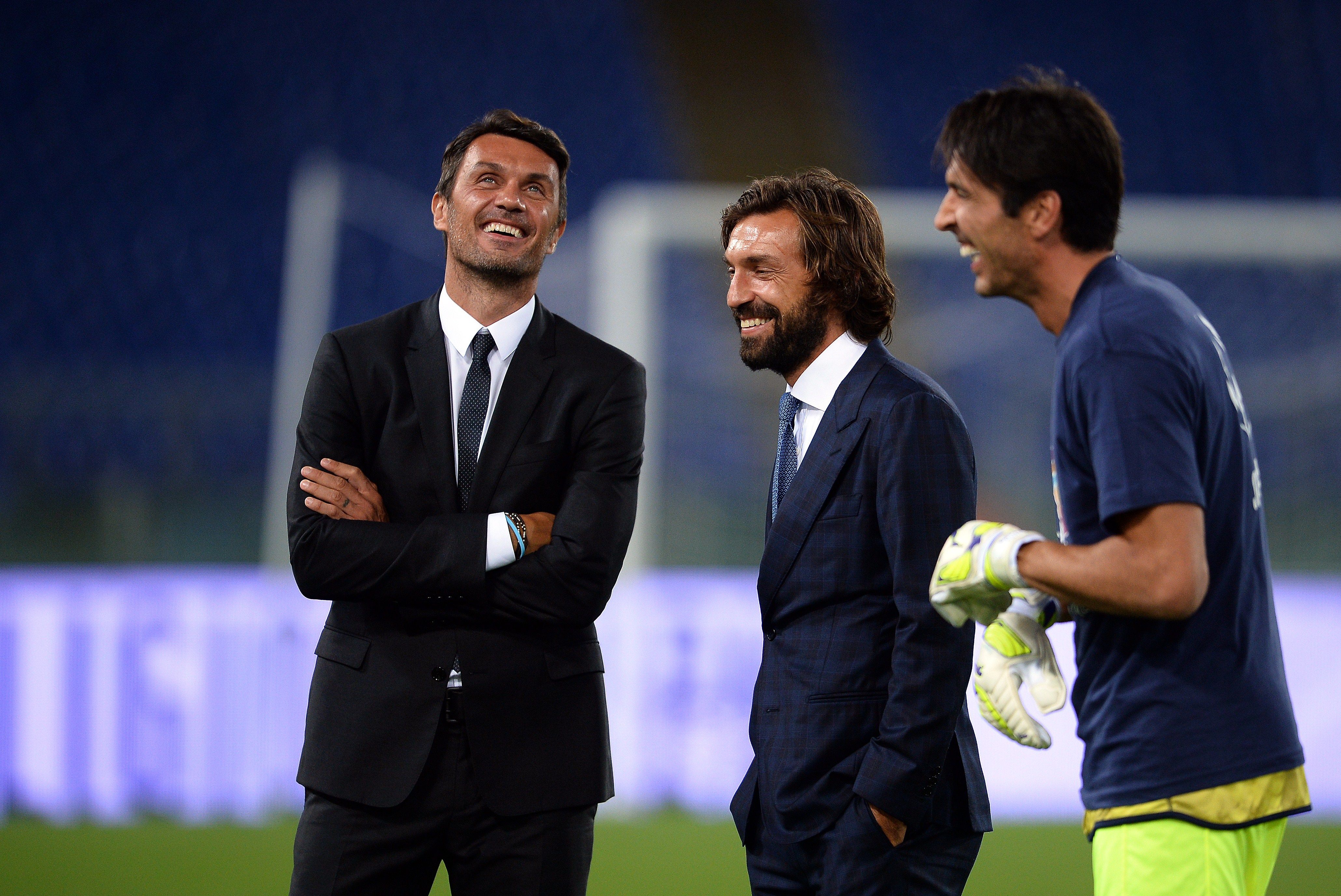 Paolo Maldini, Andrea Pirlo, Gianluigi Buffon