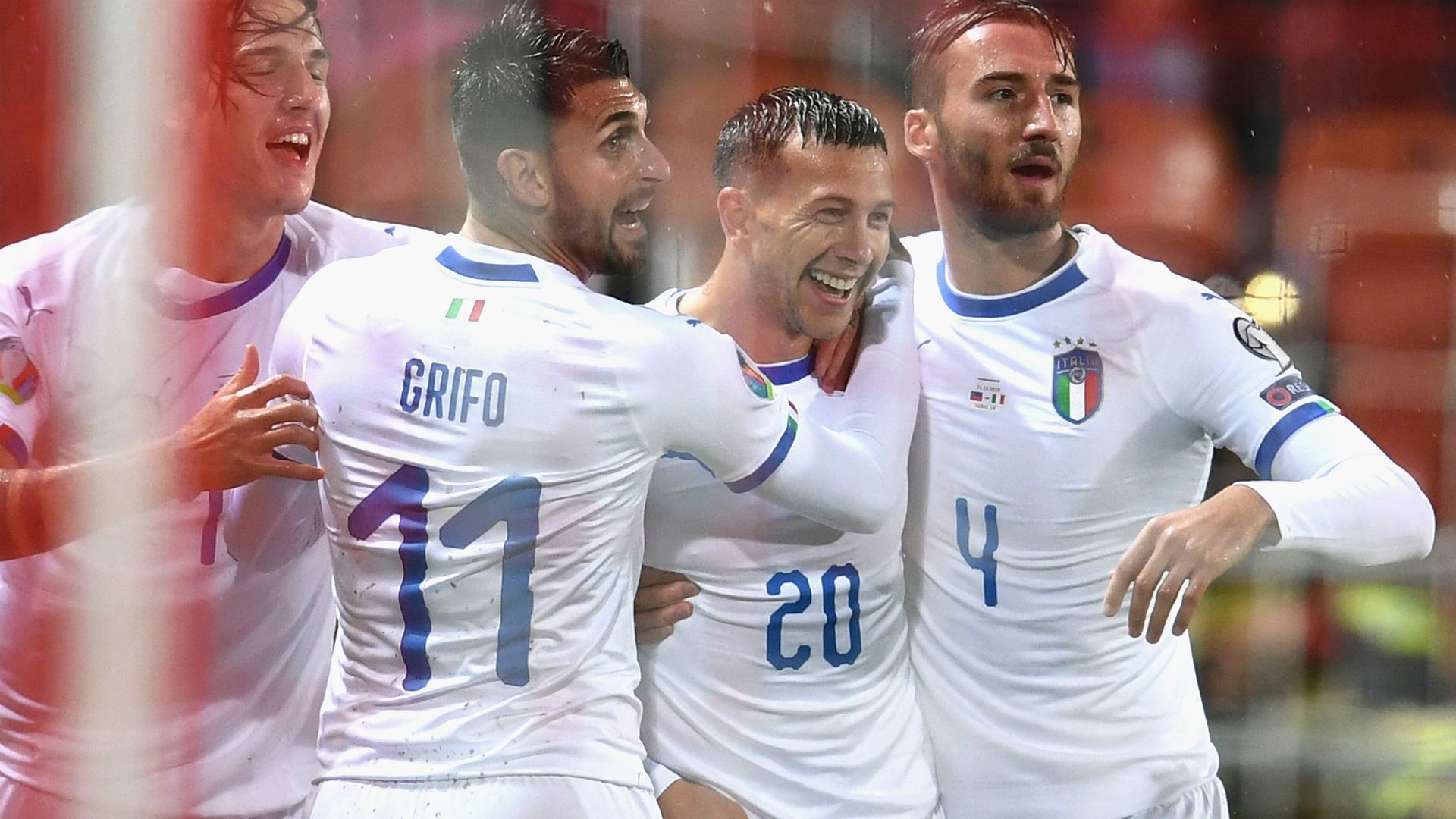 Liechteinstein Italy celebrating