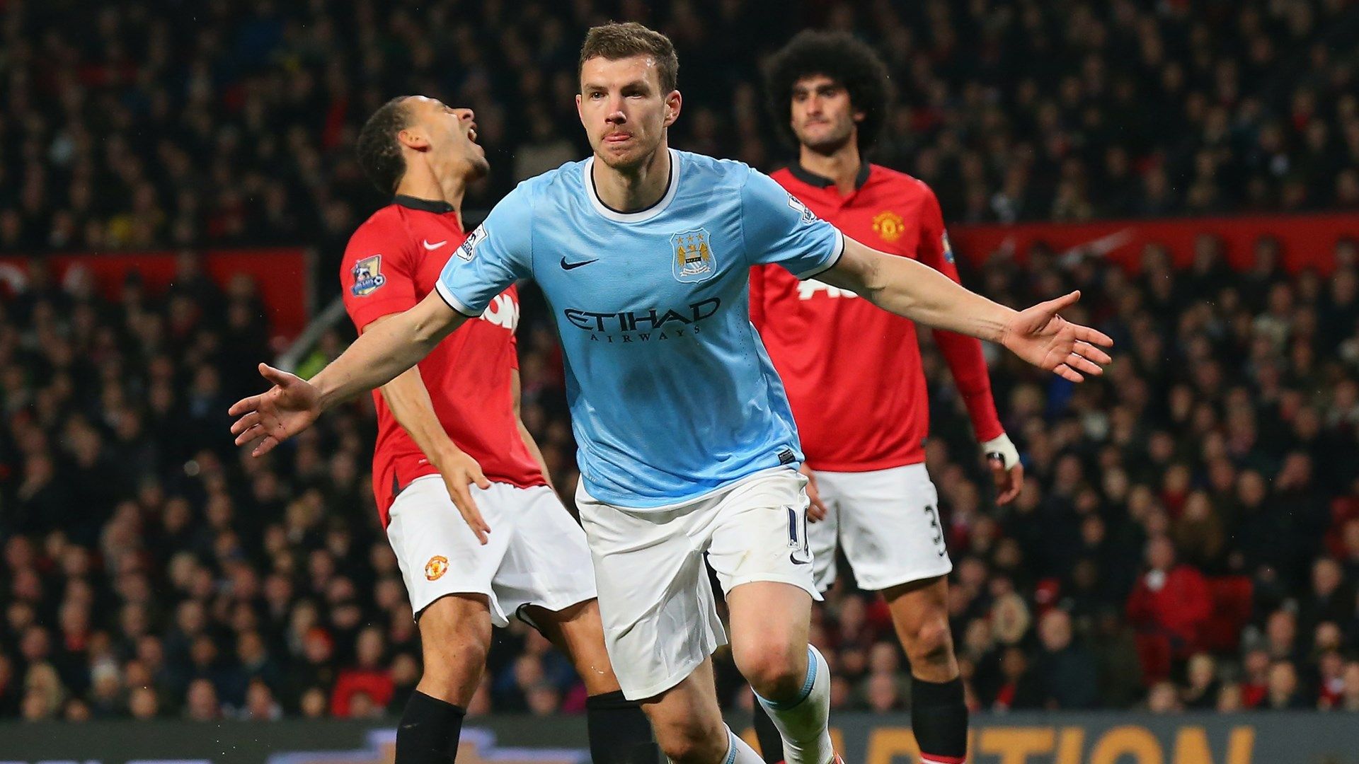 Edin Dzeko Manchester City 2013-14