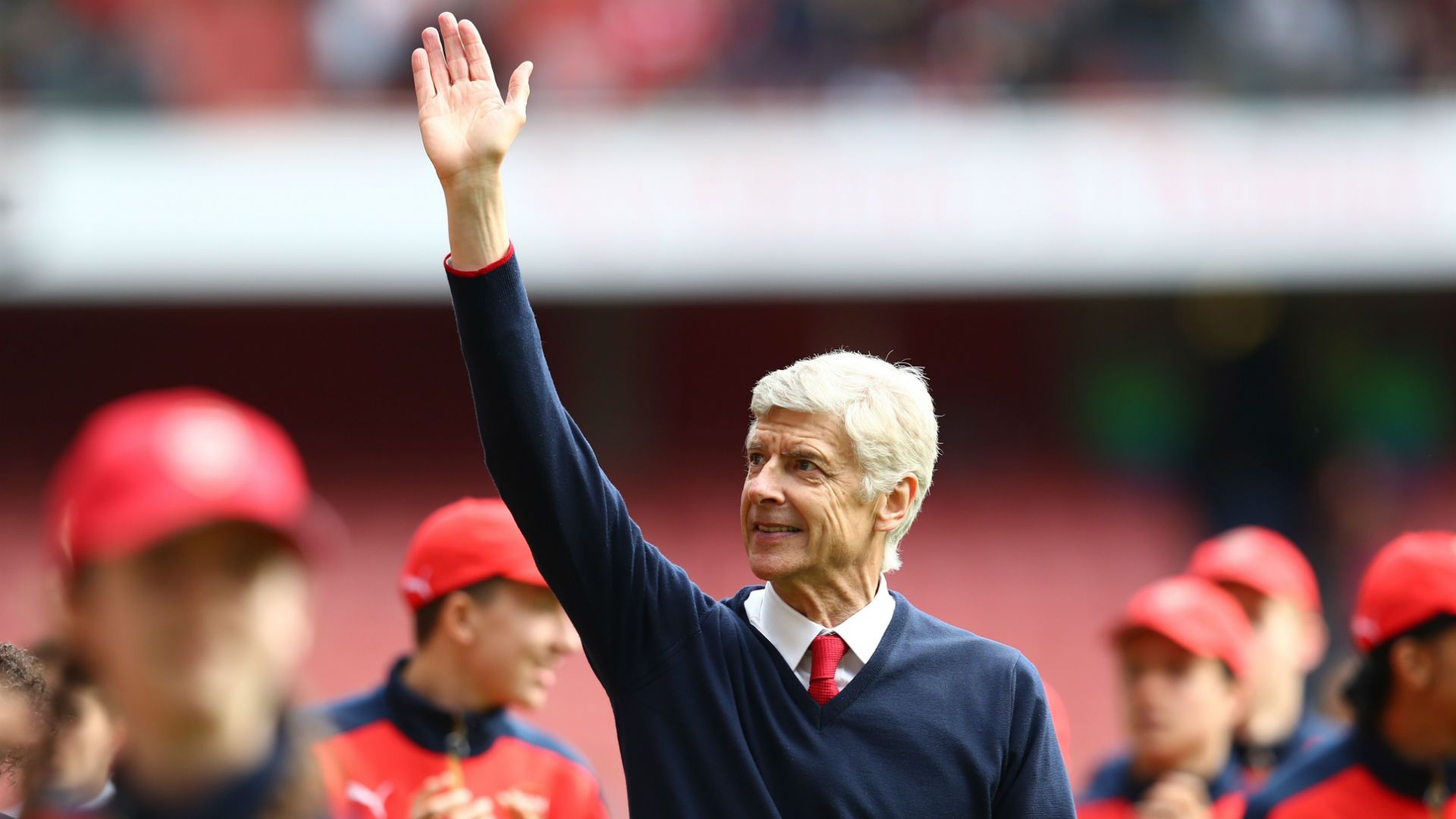 Arsene Wenger Arsenal v Aston Villa