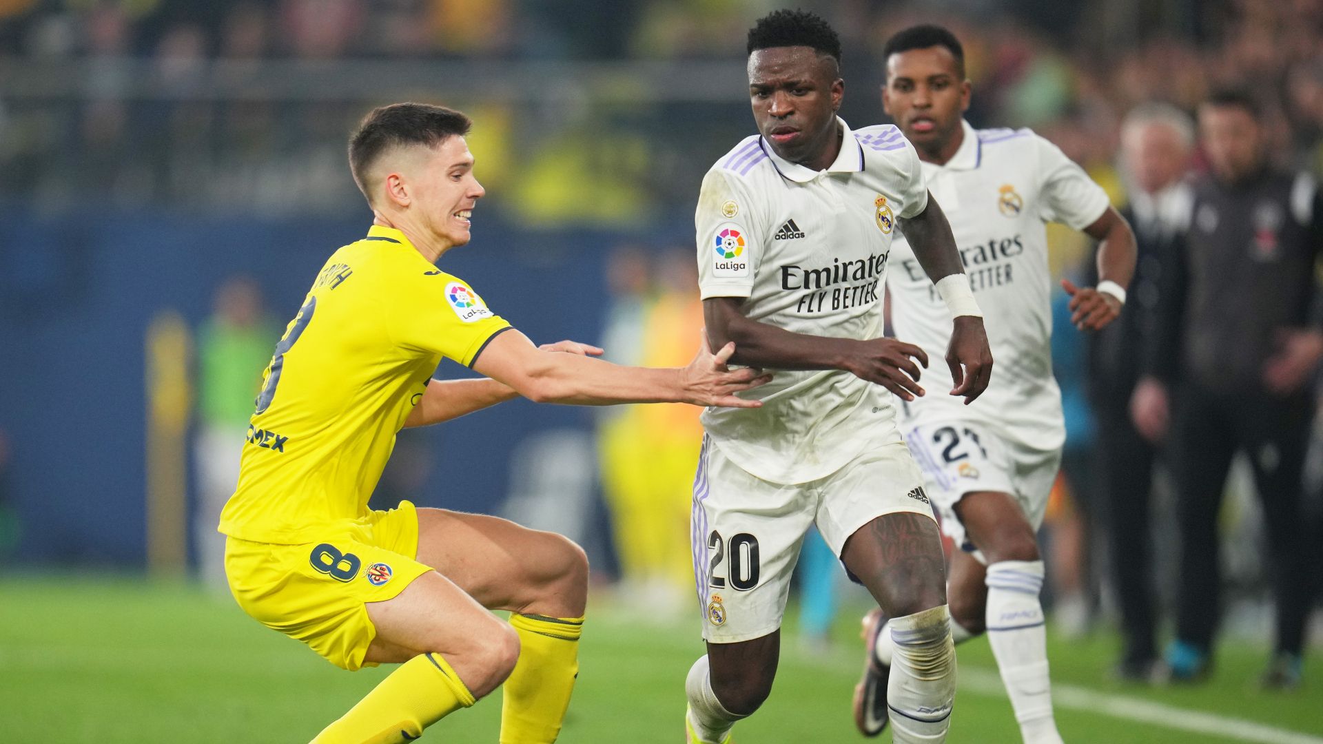 Foyth Vinicius Villarreal vs. Real Madrid