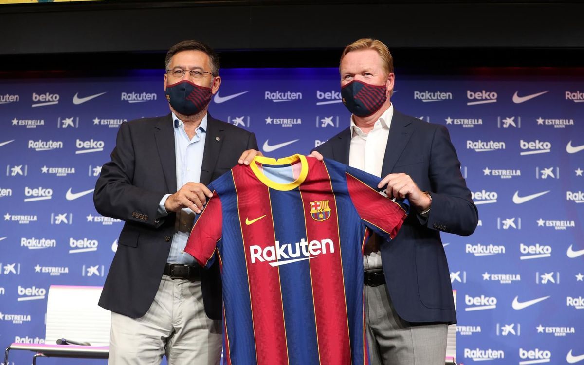 Ronald Koeman y Bartomeu