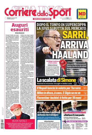 PP Corriere Haaland Juve