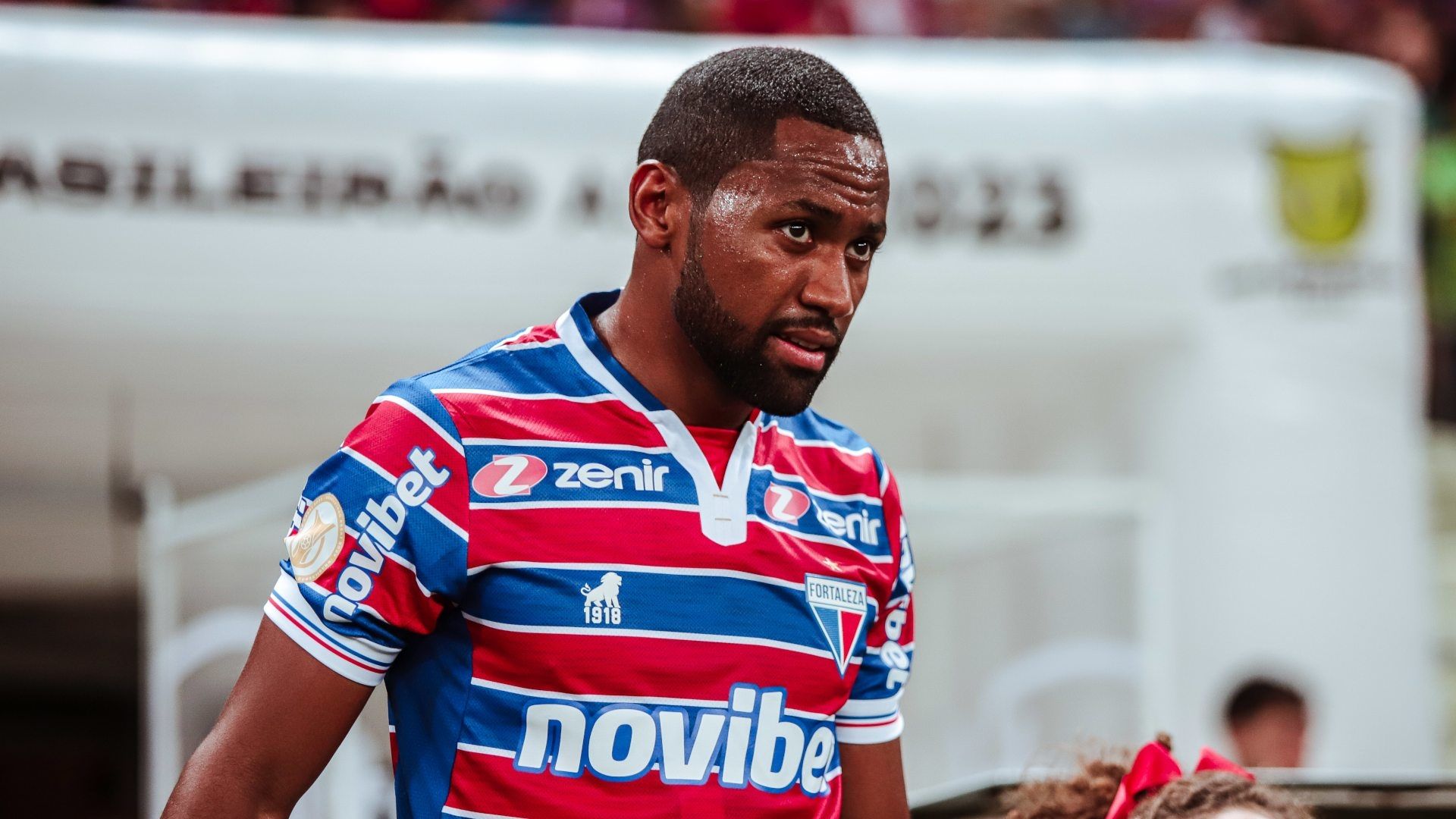 Tinga, jogador do Fortaleza, em partida do Brasileirão 2023