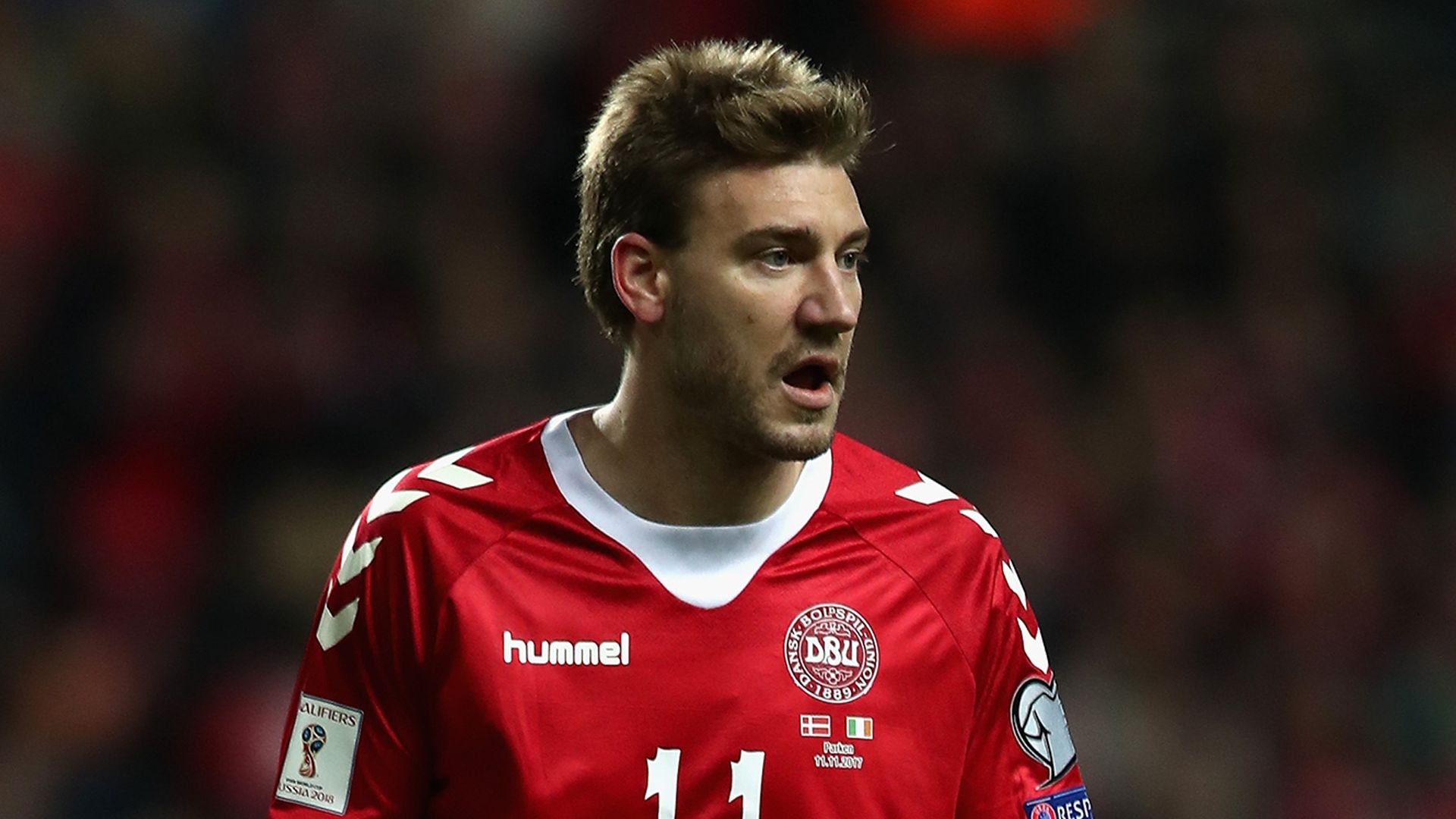 Nicklas Bendtner Denmark 2017