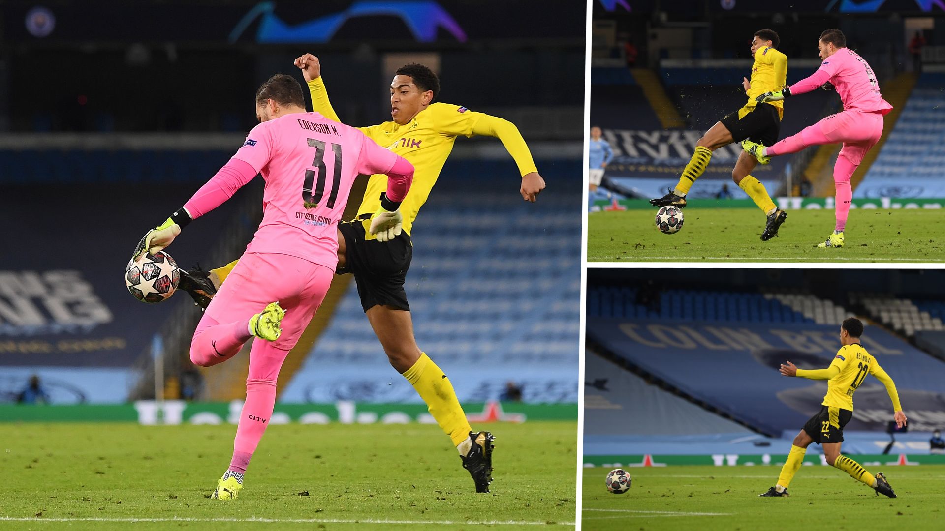 BELLINGHAM EDERSON BVB MANCHESTER CITY CHAMPIONS LEAGUE 06042021