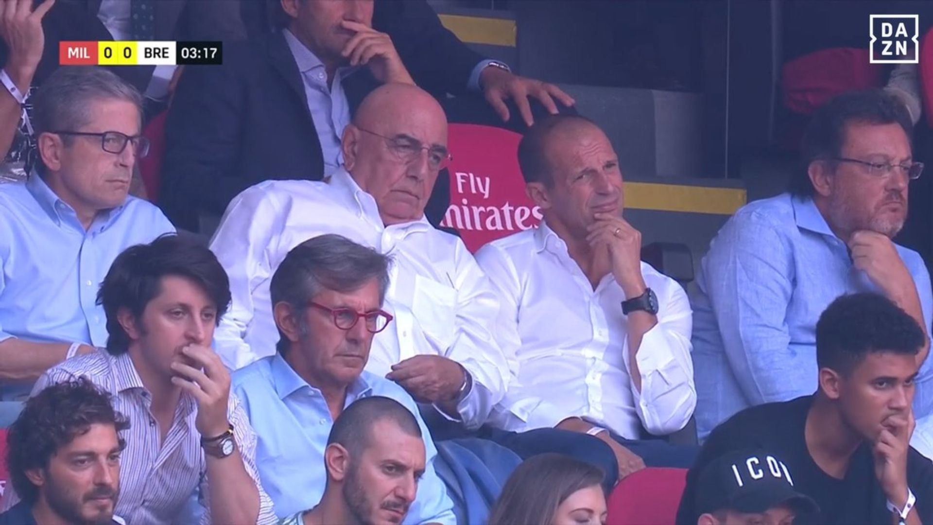 Galliani allegri Milan-Brescia