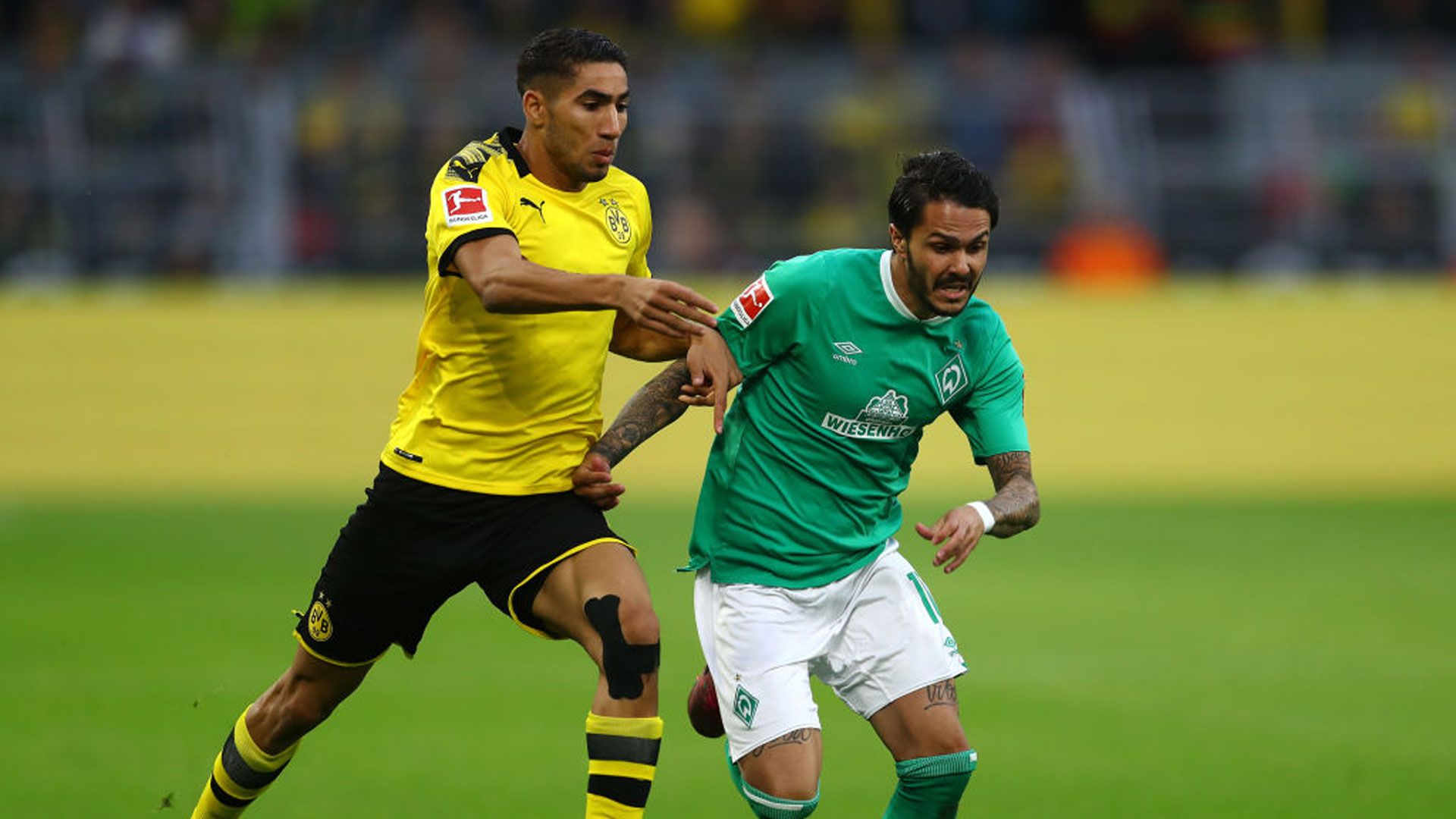 Achraf Hakimi Borussia Dortmund Werder Bremen Bundesliga 29082019