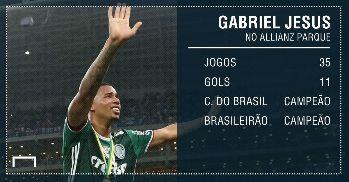 números gabriel jesus allianz parque