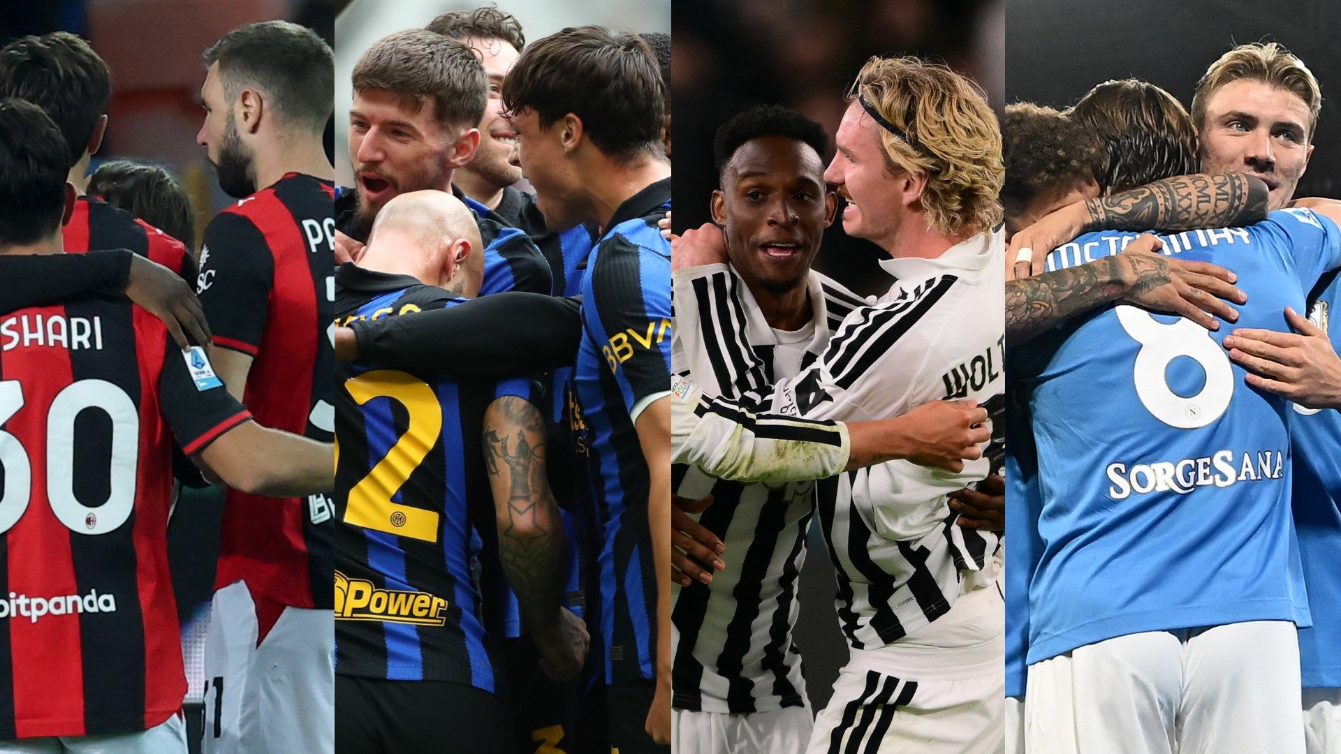 Milan Inter Juventus Napoli HD