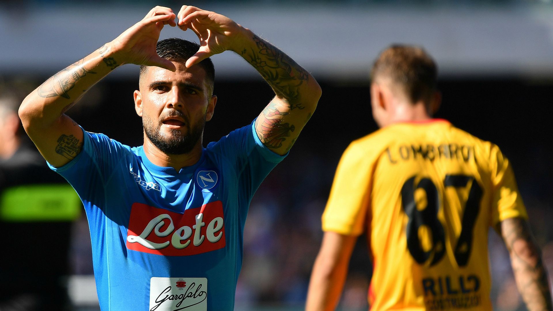Insigne Napoli Benevento Serie A