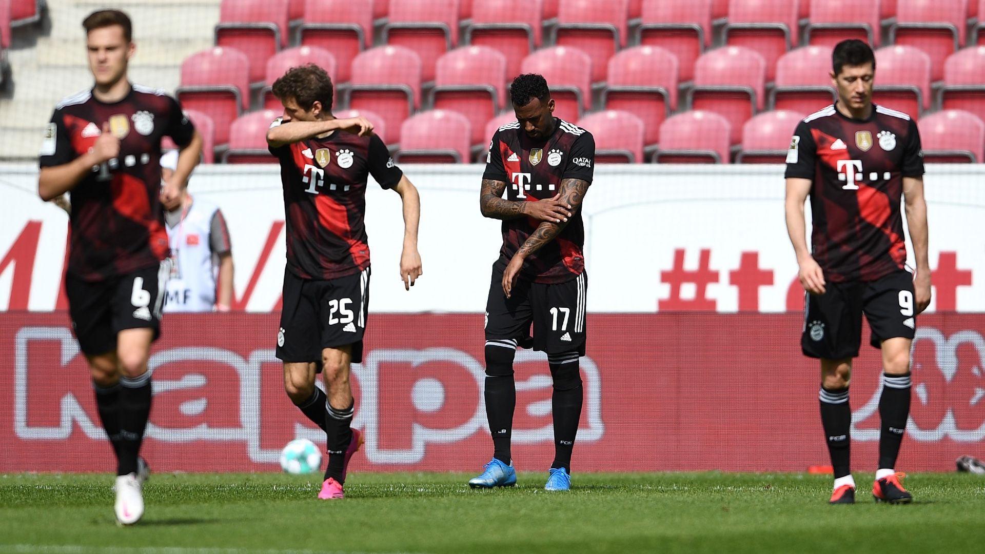 Jerome Boateng Robert Lewandowski Joshua Kimmich Mainz 05 Bayern Munchen Bundesliga 24042021