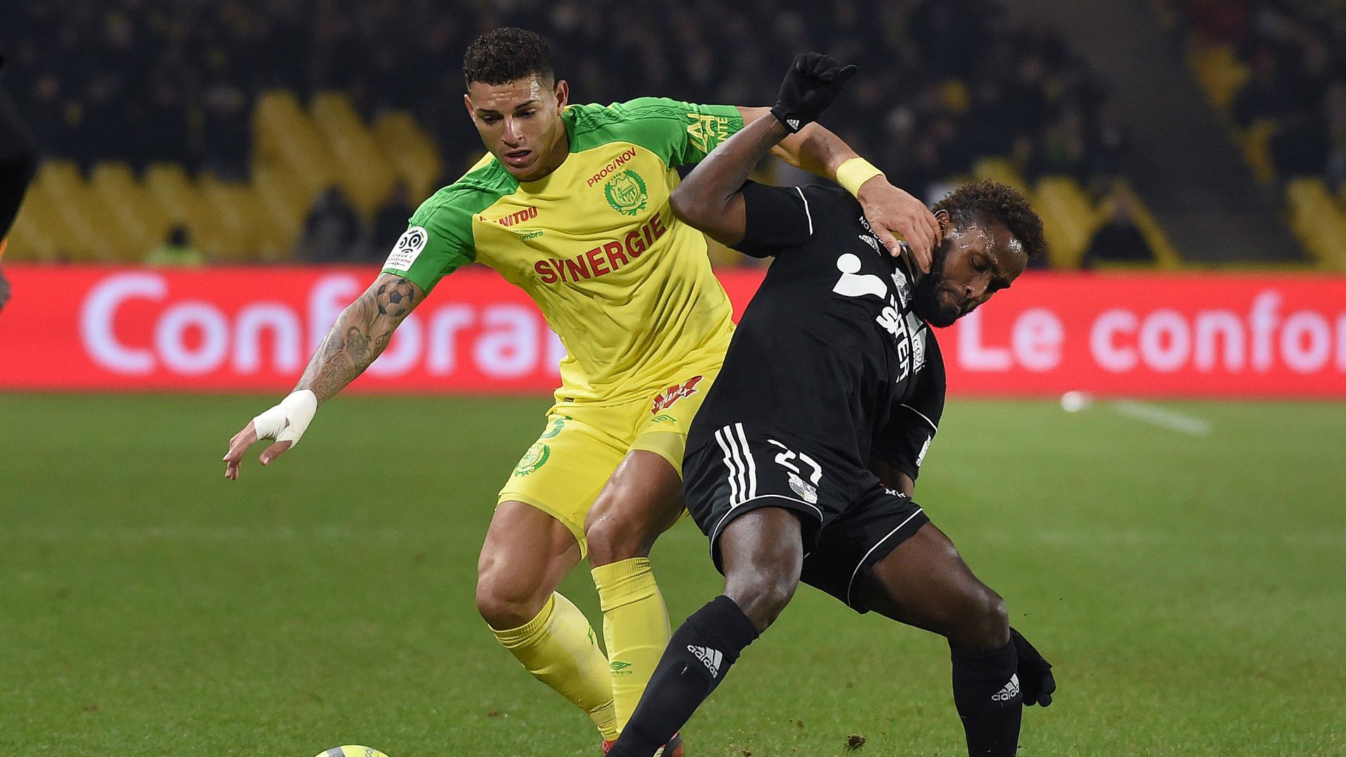 Diego Carlos Stiven Mendoza Nantes Amiens Ligue 1 24022018