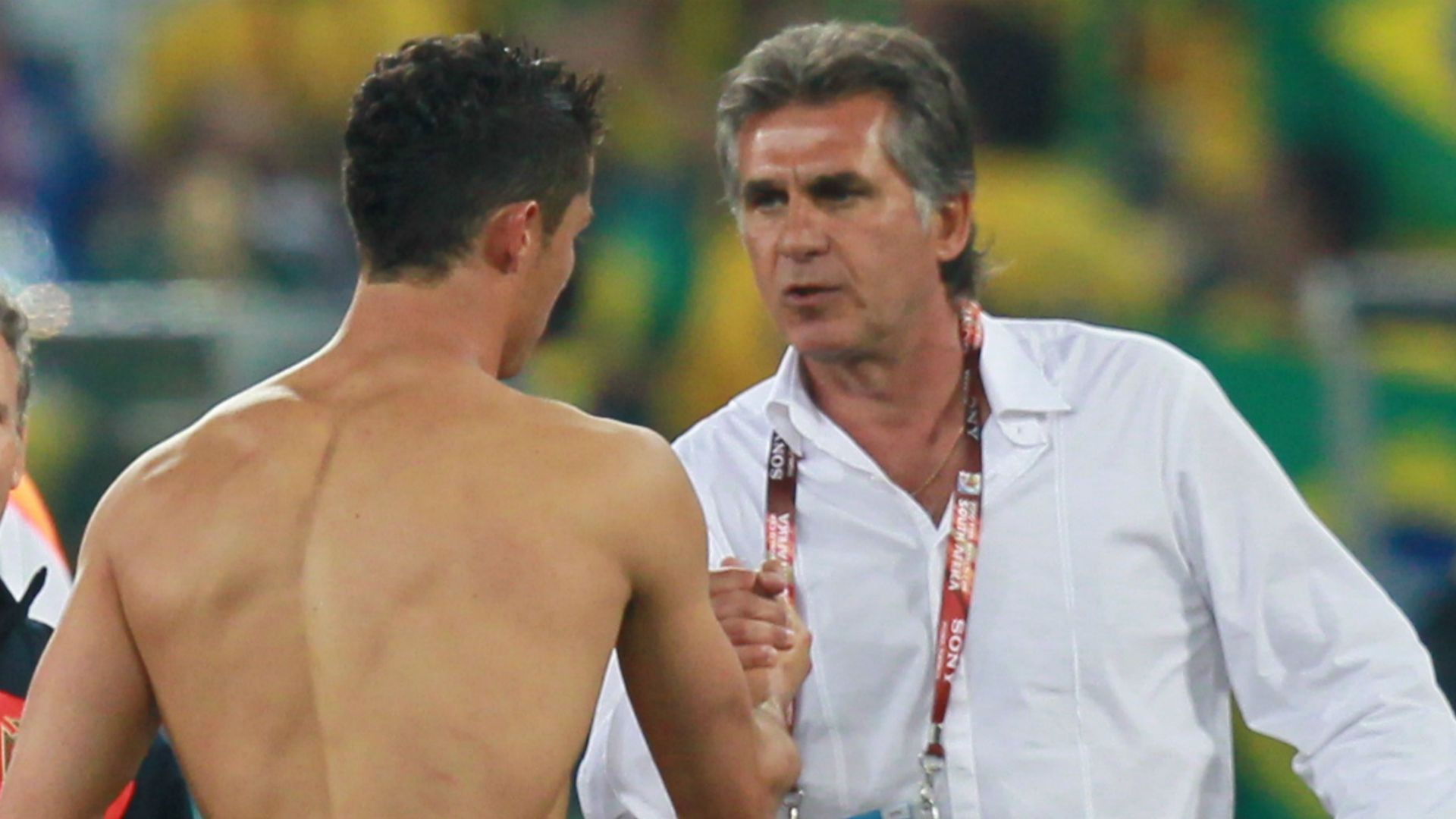 Cristiano Ronaldo Carlos Queiroz 23 06 2018